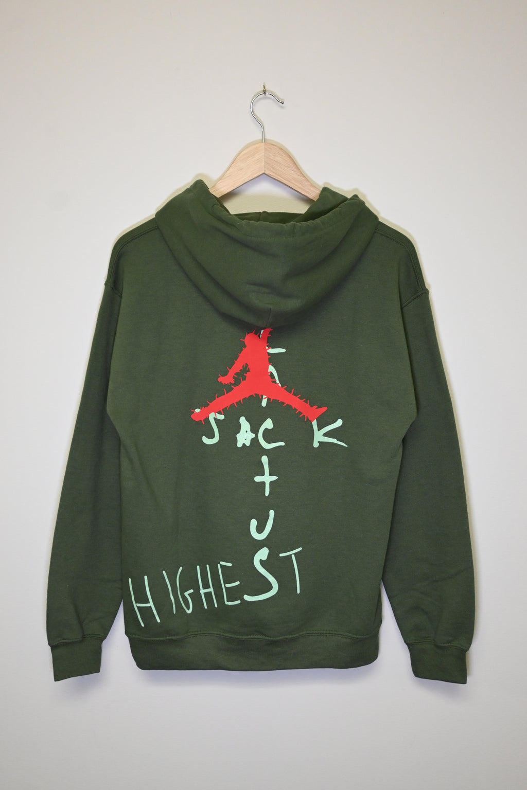Cactus Jack X Jordan Olive Green Hoodie