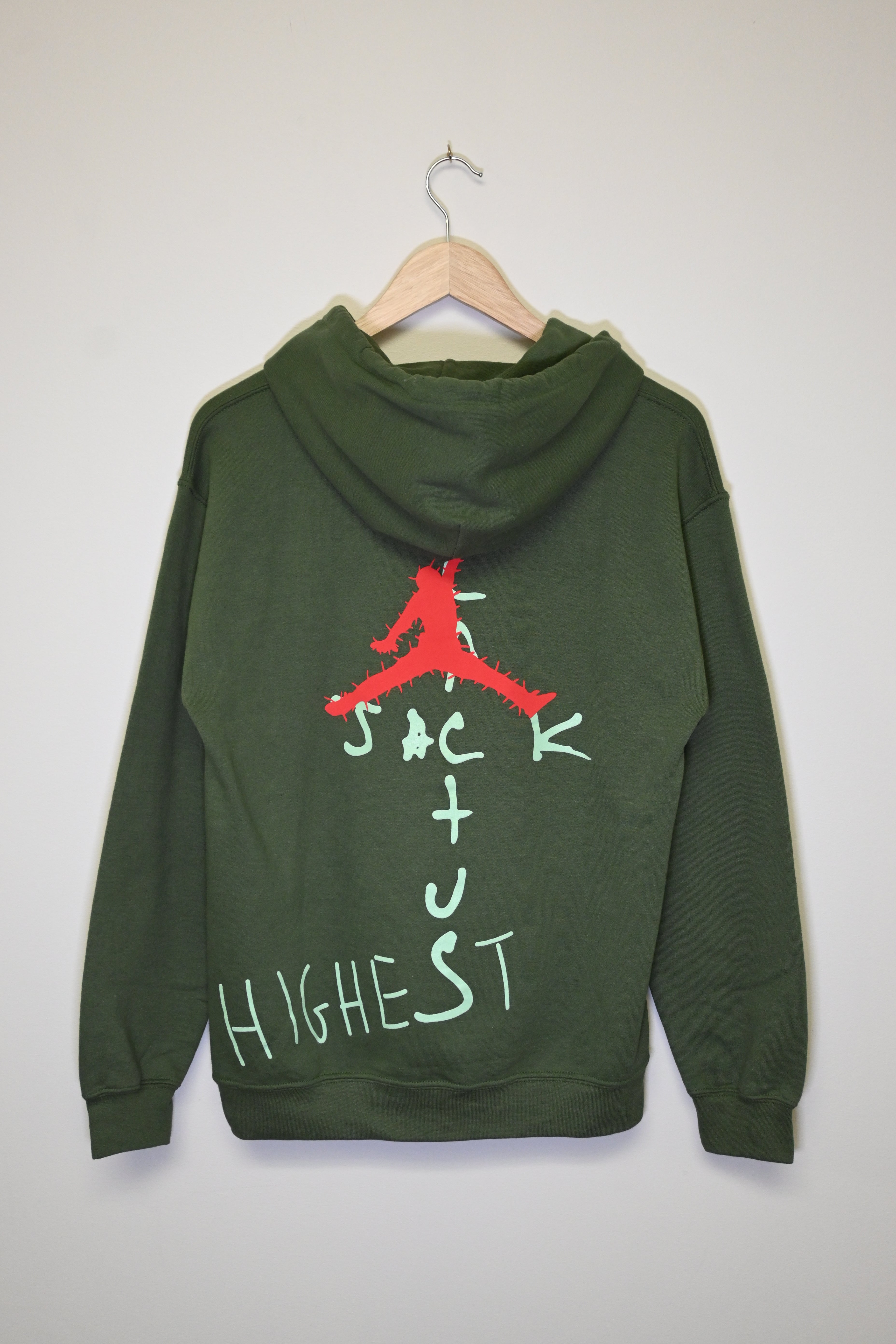 Cactus Jack X Jordan Olive Green Hoodie