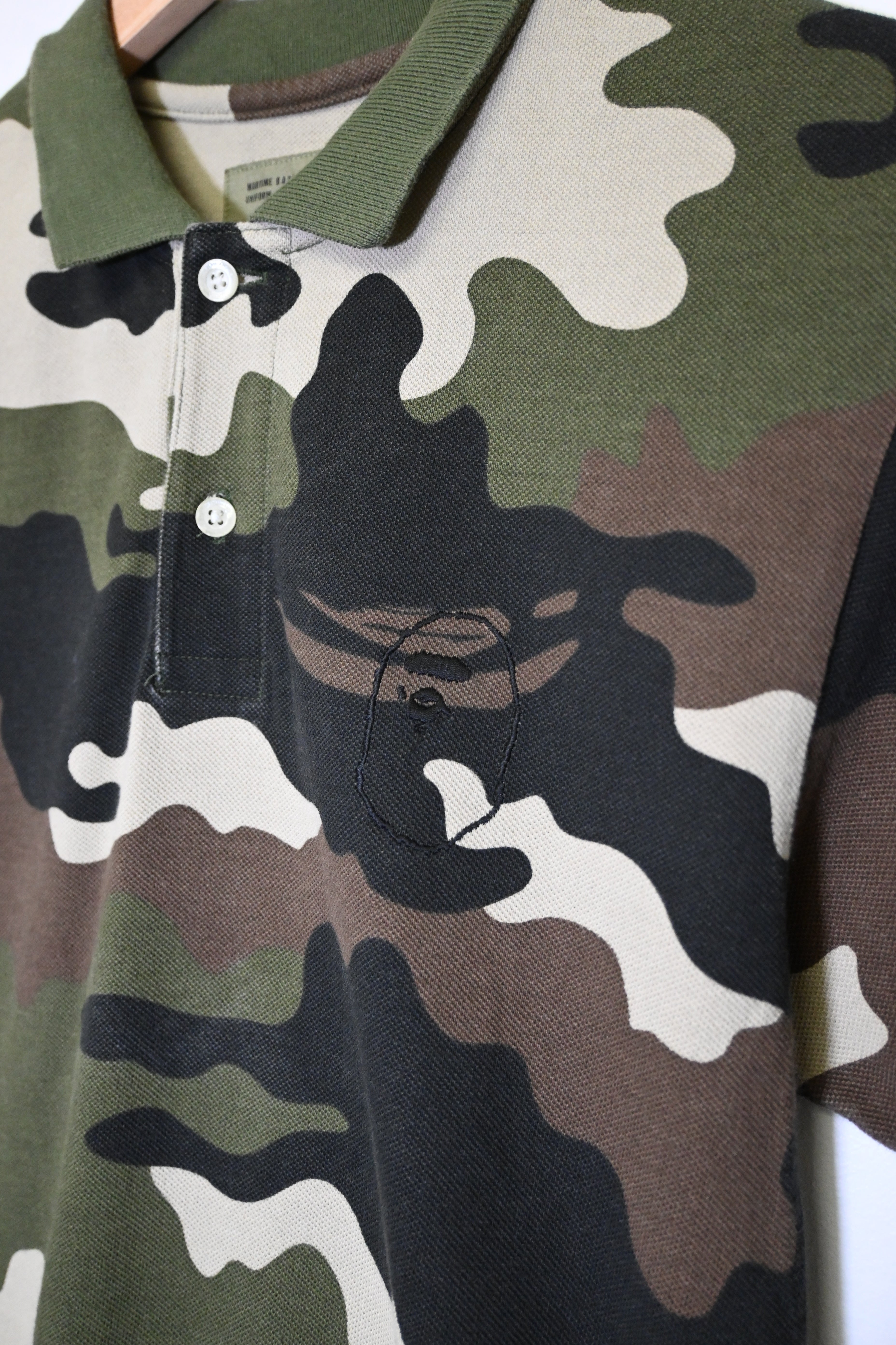 Bape Camo Polo Shirt