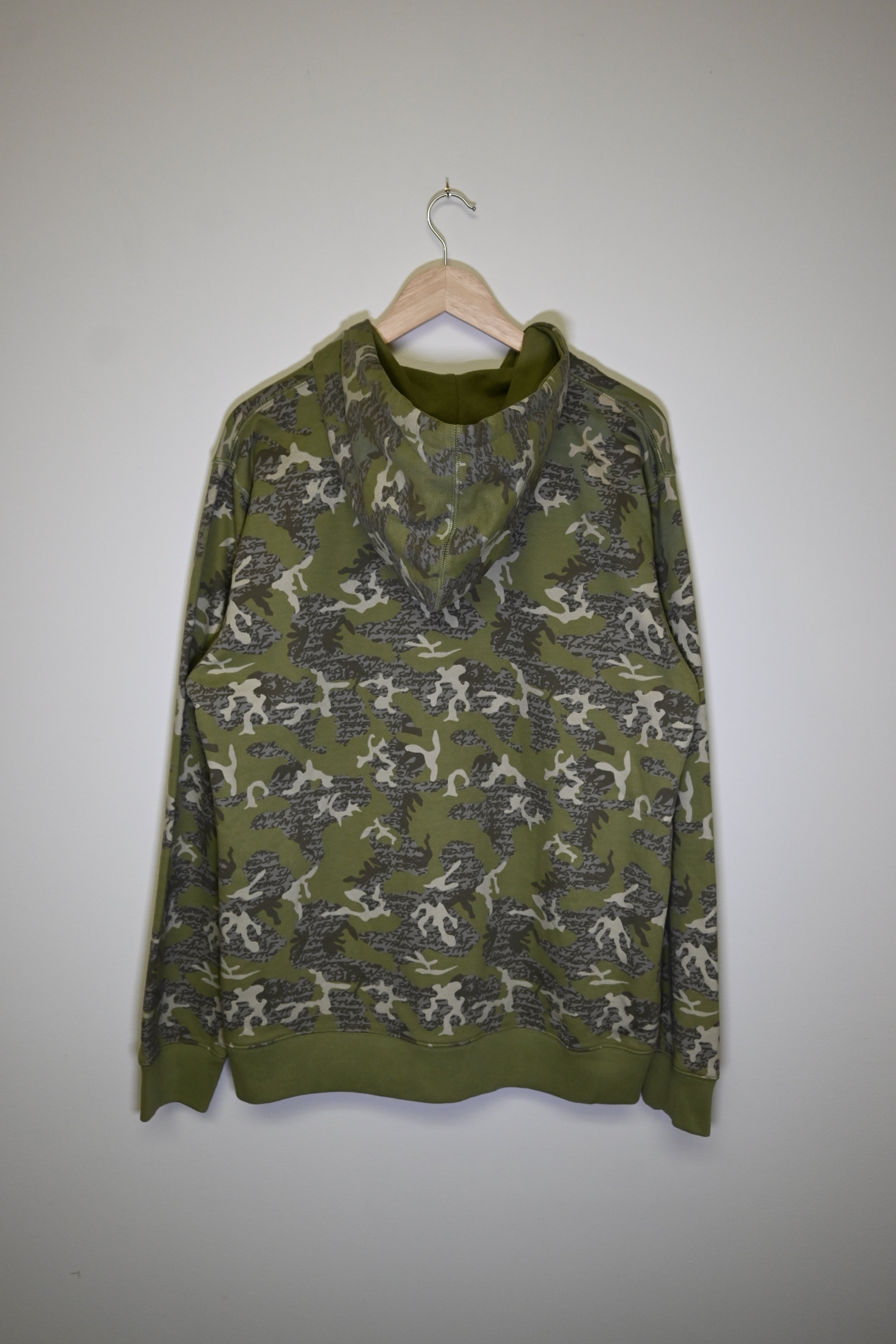 Stussy Full Print Camo Zip Up