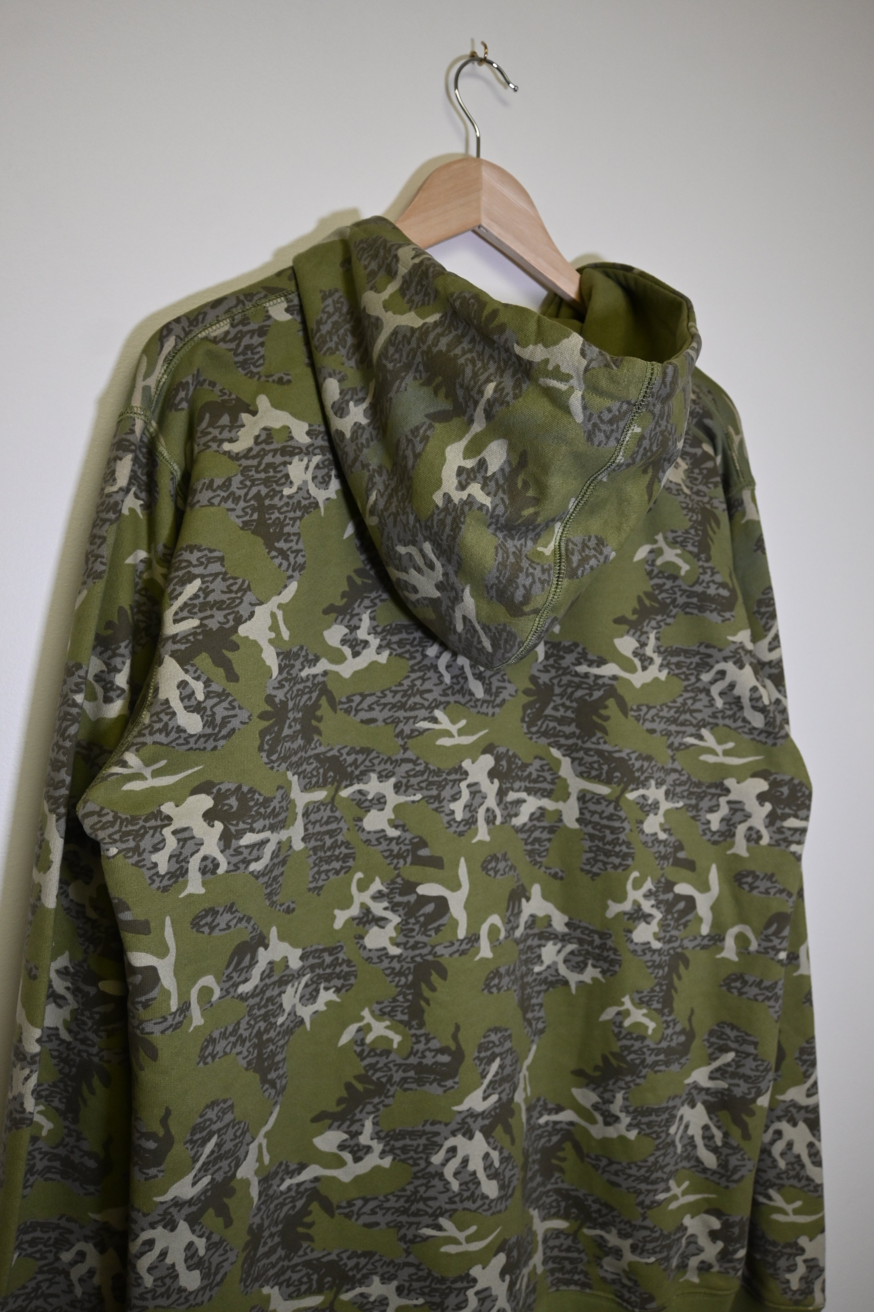 Stussy Full Print Camo Zip Up