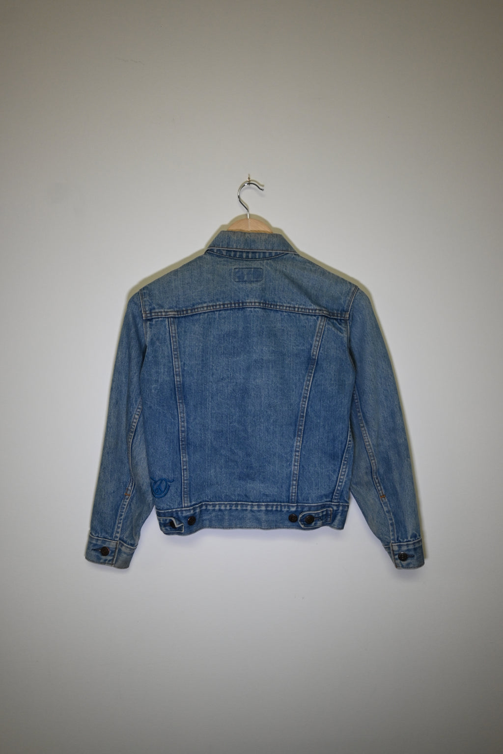Vintage 80’S Levis Denim Jacket Orange Tag
