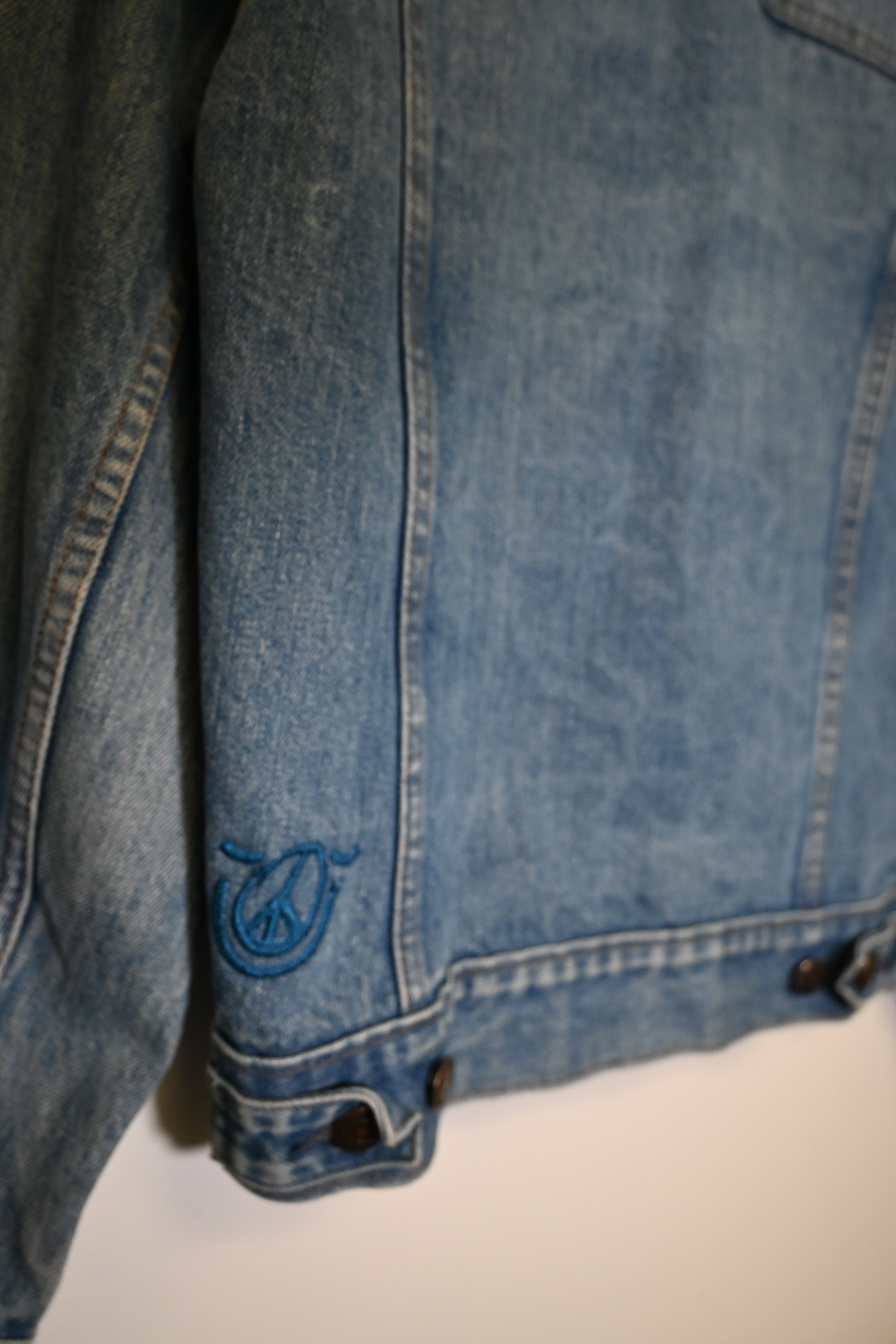 Vintage 80’S Levis Denim Jacket Orange Tag