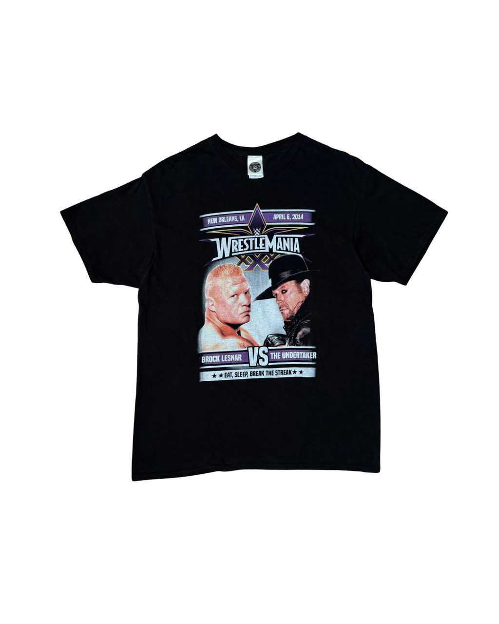2014 WWE Wrestlemania Lesnar VS Undertaker Tee