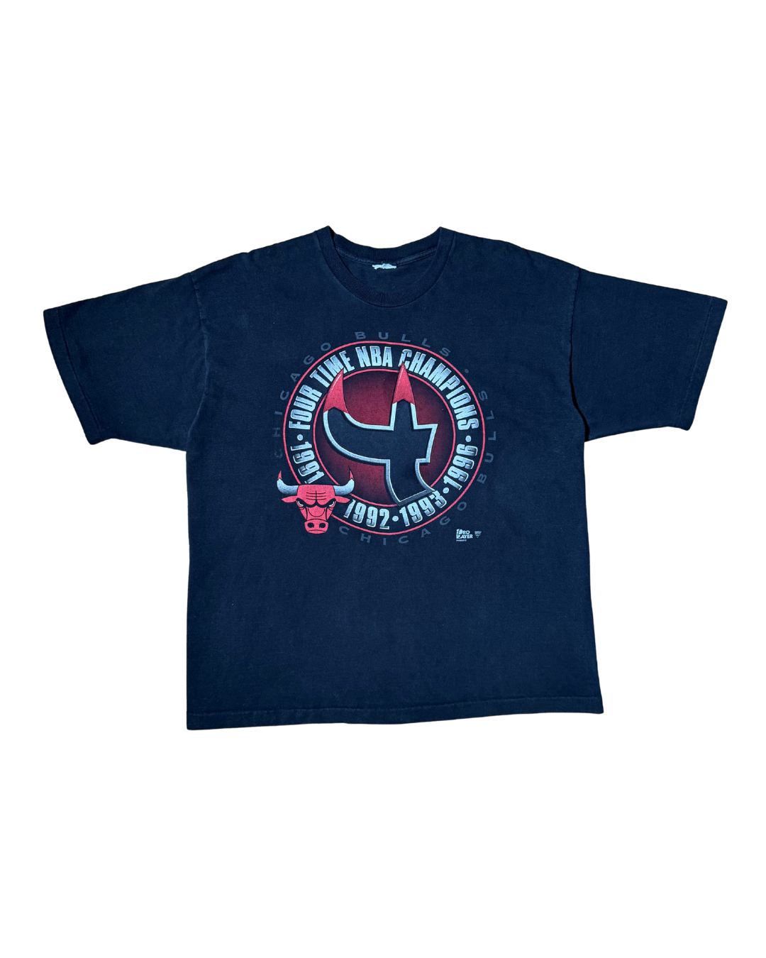 Vintage 1996 NBA 4TH Time Champion Chicago Bulls Tee