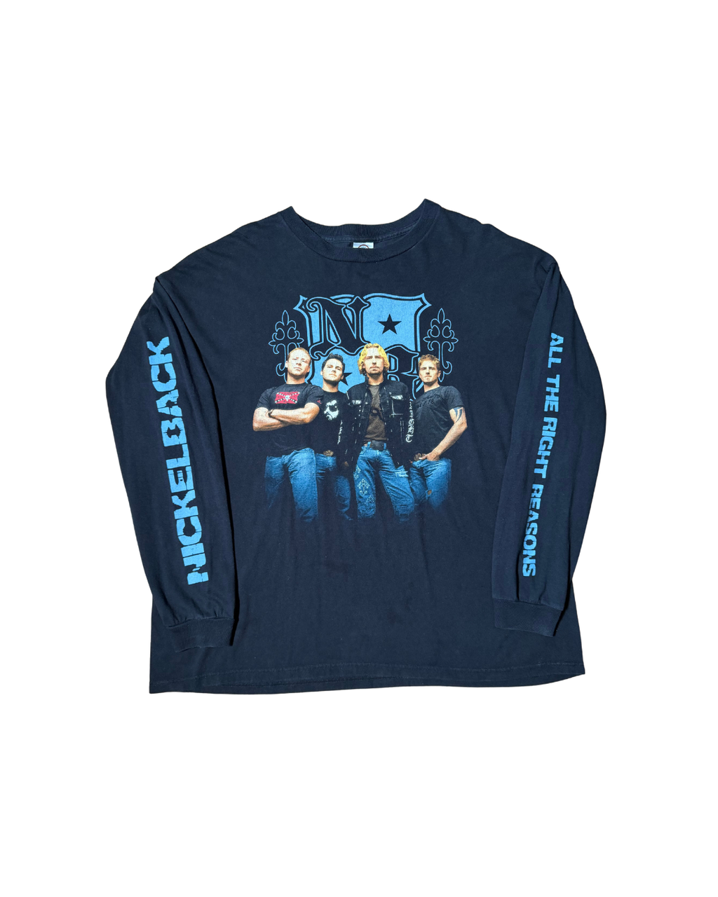 Vintage 2007 Nickelback All The Right Reasons Tour Longsleeve