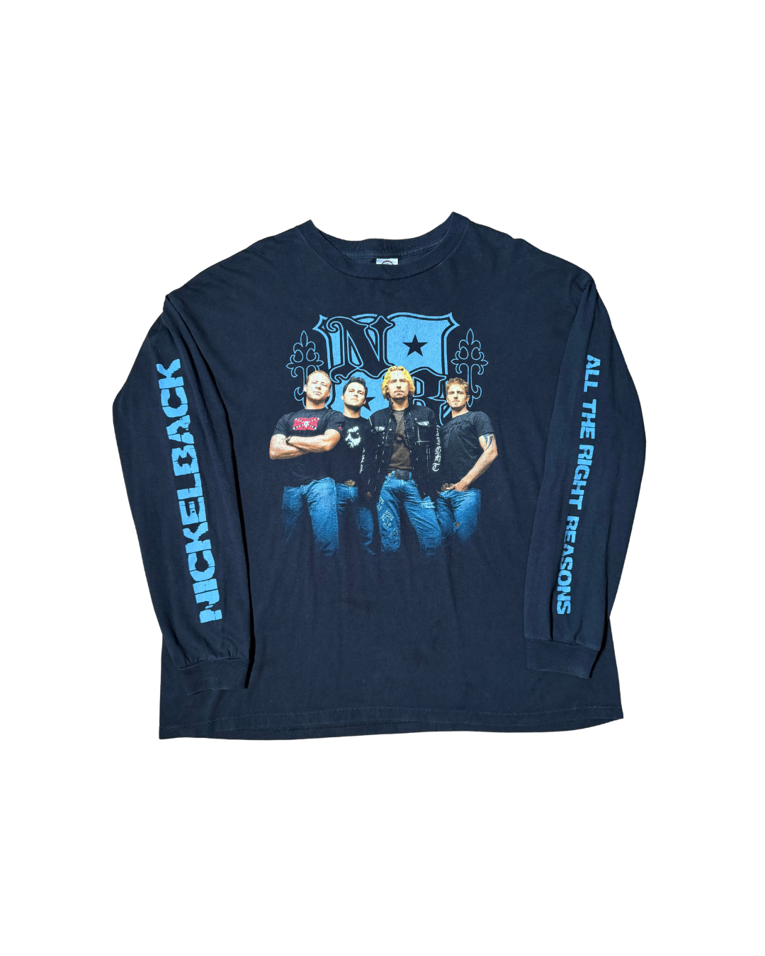 Vintage 2007 Nickelback All The Right Reasons Tour Longsleeve