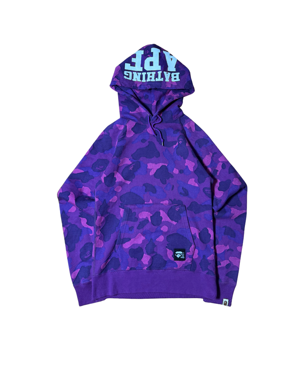 BAPE Color Camo Pullover Hoodie (Purple)