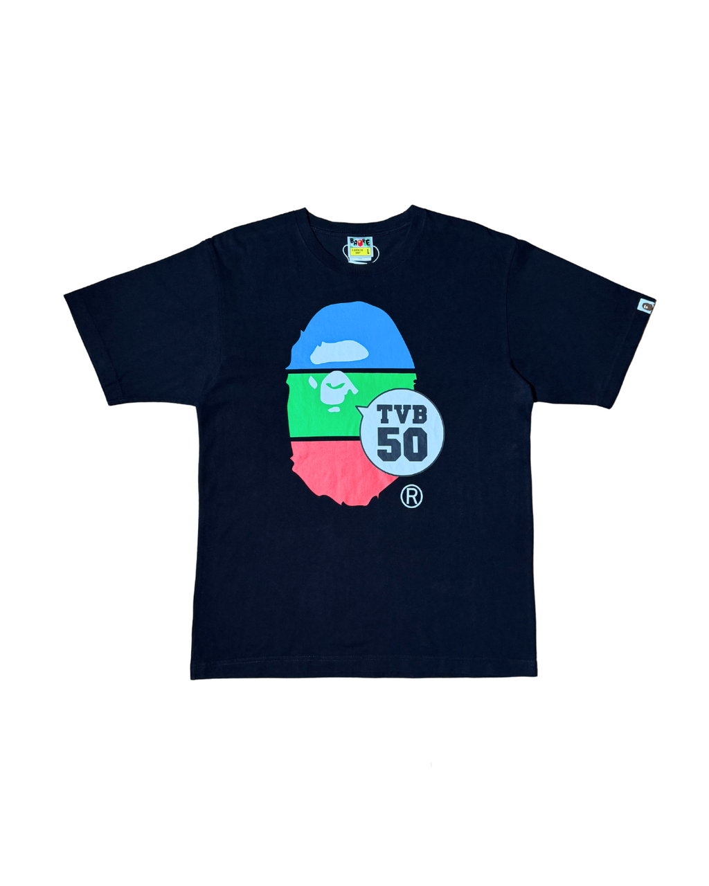 BAPE Limited Edition TVB 50th Anniversary Tee (Black Colorway)
