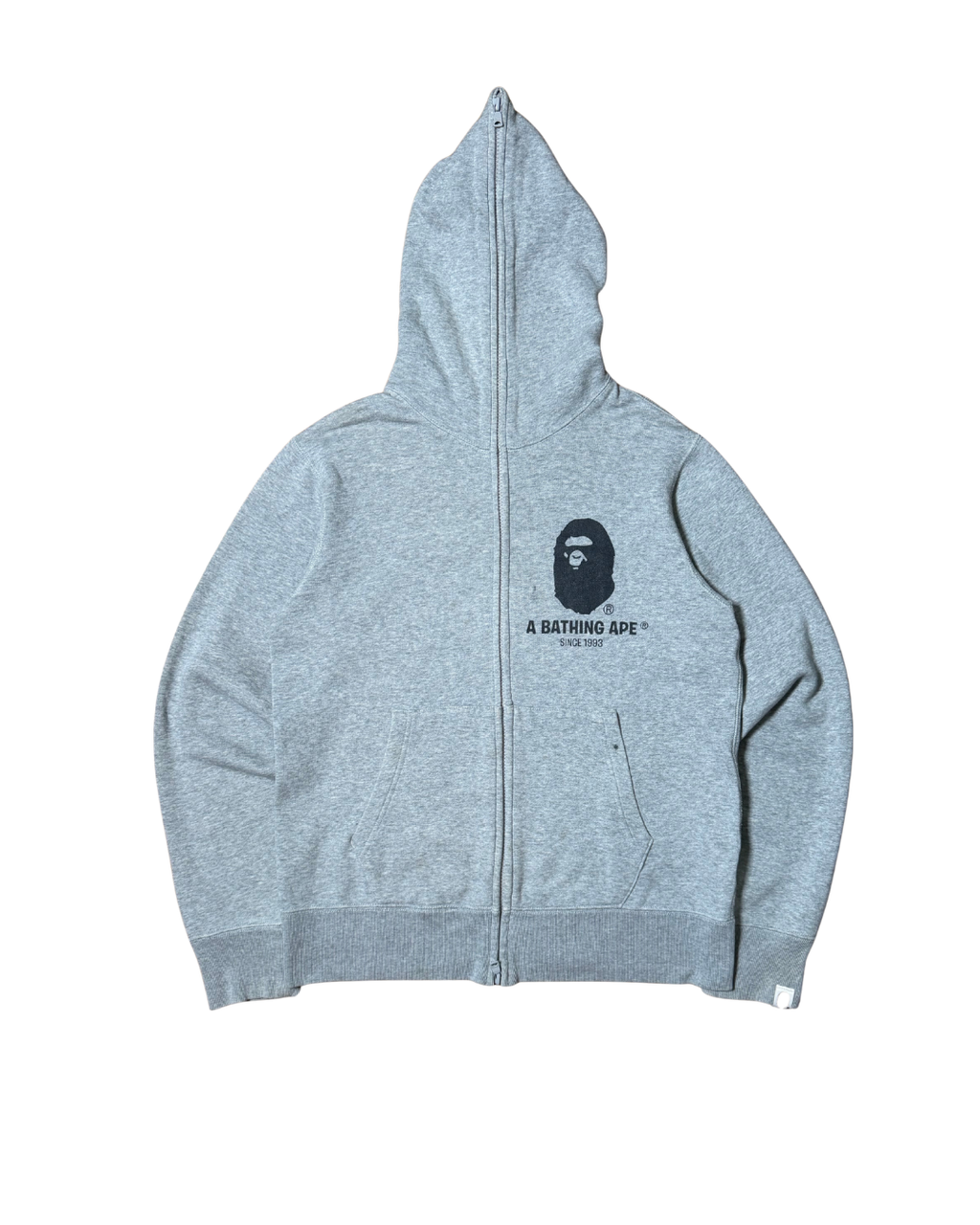 BAPE Head Logo Full Zip Hoodie By Nigo