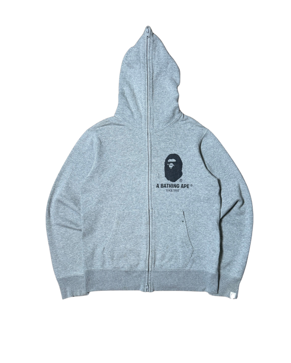 BAPE Head Logo Full Zip Hoodie By Nigo