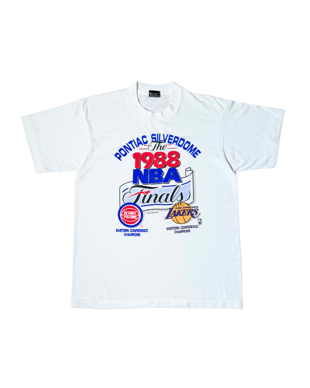 Vintage 1988 NBA Finals Lakers vs Piston Tee