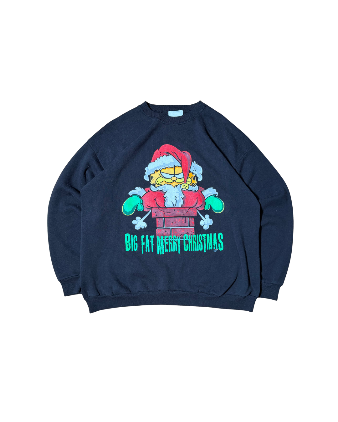 Vintage 90's Garfield Christmas Sweatshirt