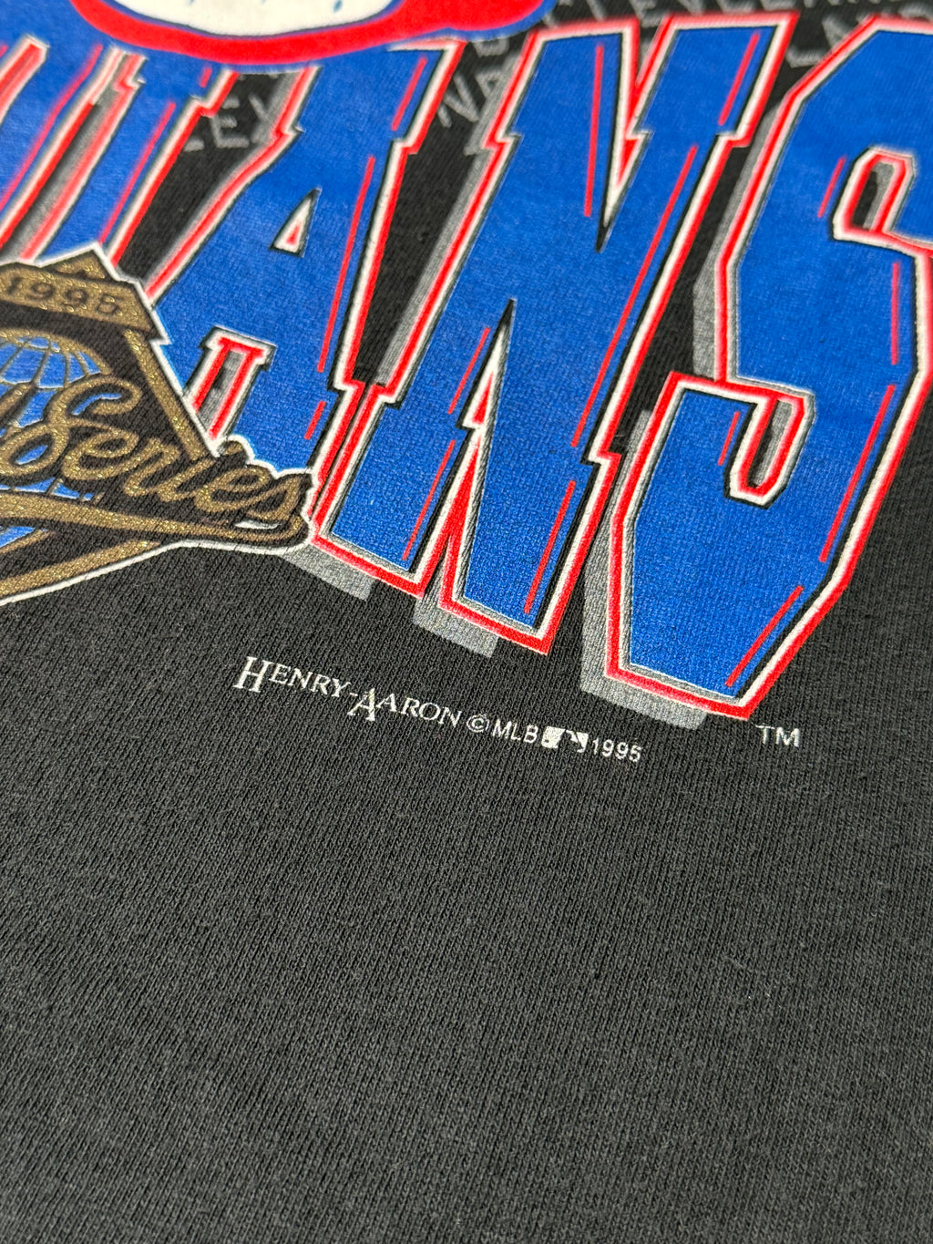 Vintage MLB Indians 1995 Championship Tee