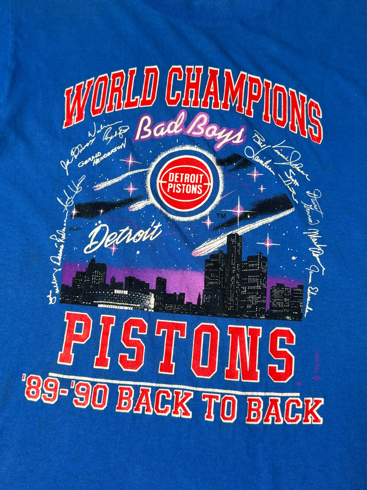 Vintage Detroit Piston "Bad Boys" Championship Tee