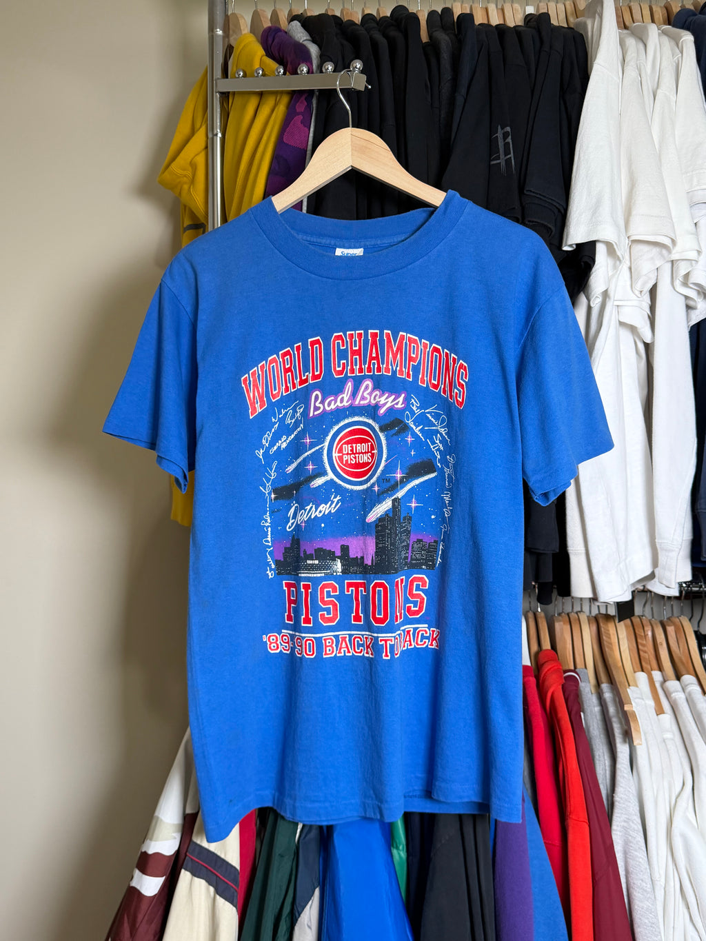 Vintage Detroit Piston "Bad Boys" Championship Tee