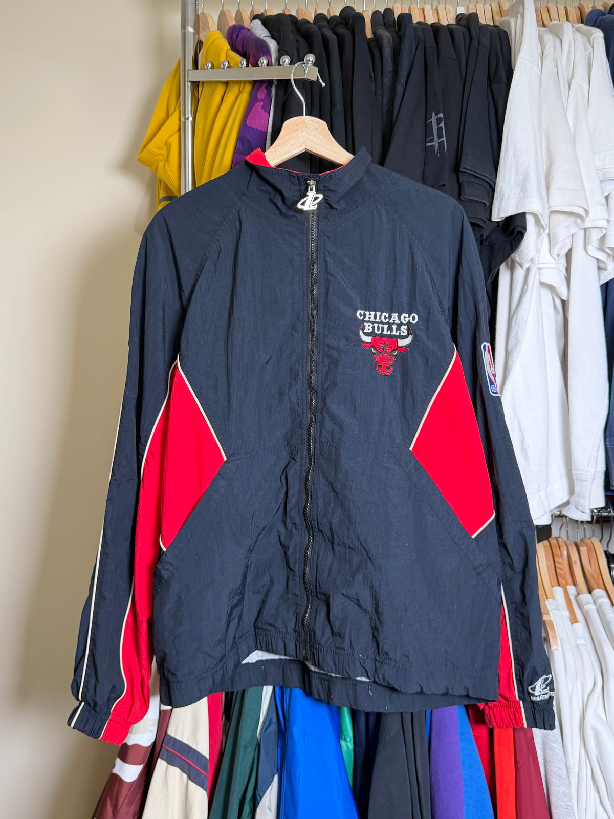 Vintage Chicago Bulls Logo Athletic Jacket