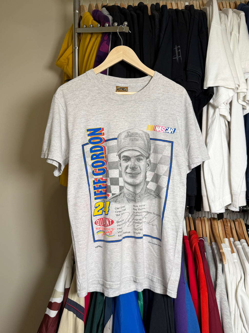Vintage 1994 Jeff Gordon Info Tee