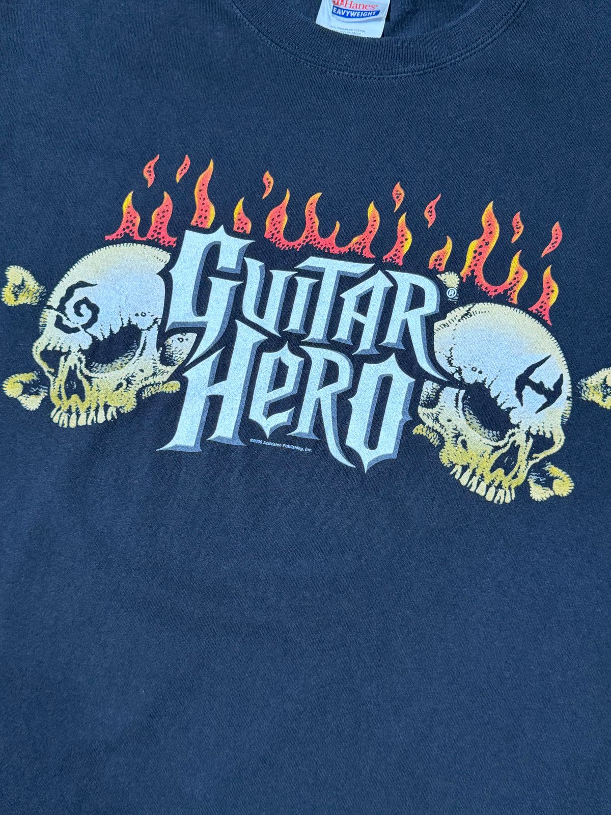 Vintage 2008 GUITAR HERO Video Game Tee