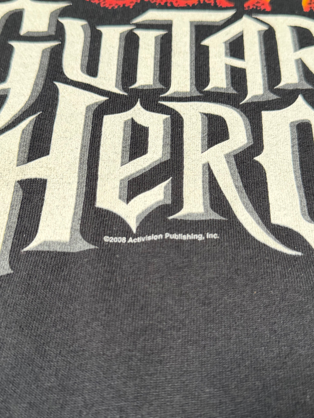 Vintage 2008 GUITAR HERO Video Game Tee