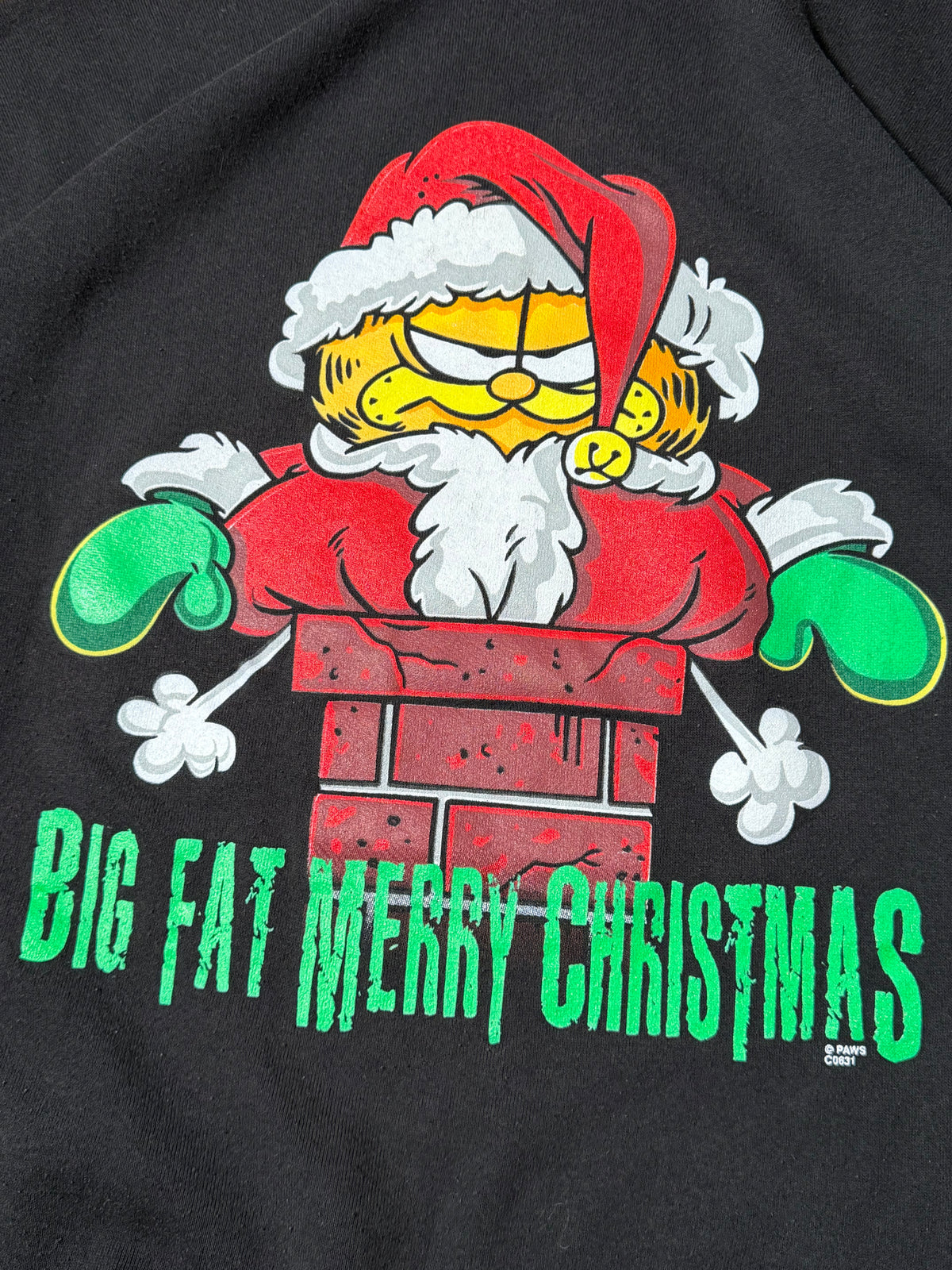 Vintage 90's Garfield Christmas Sweatshirt