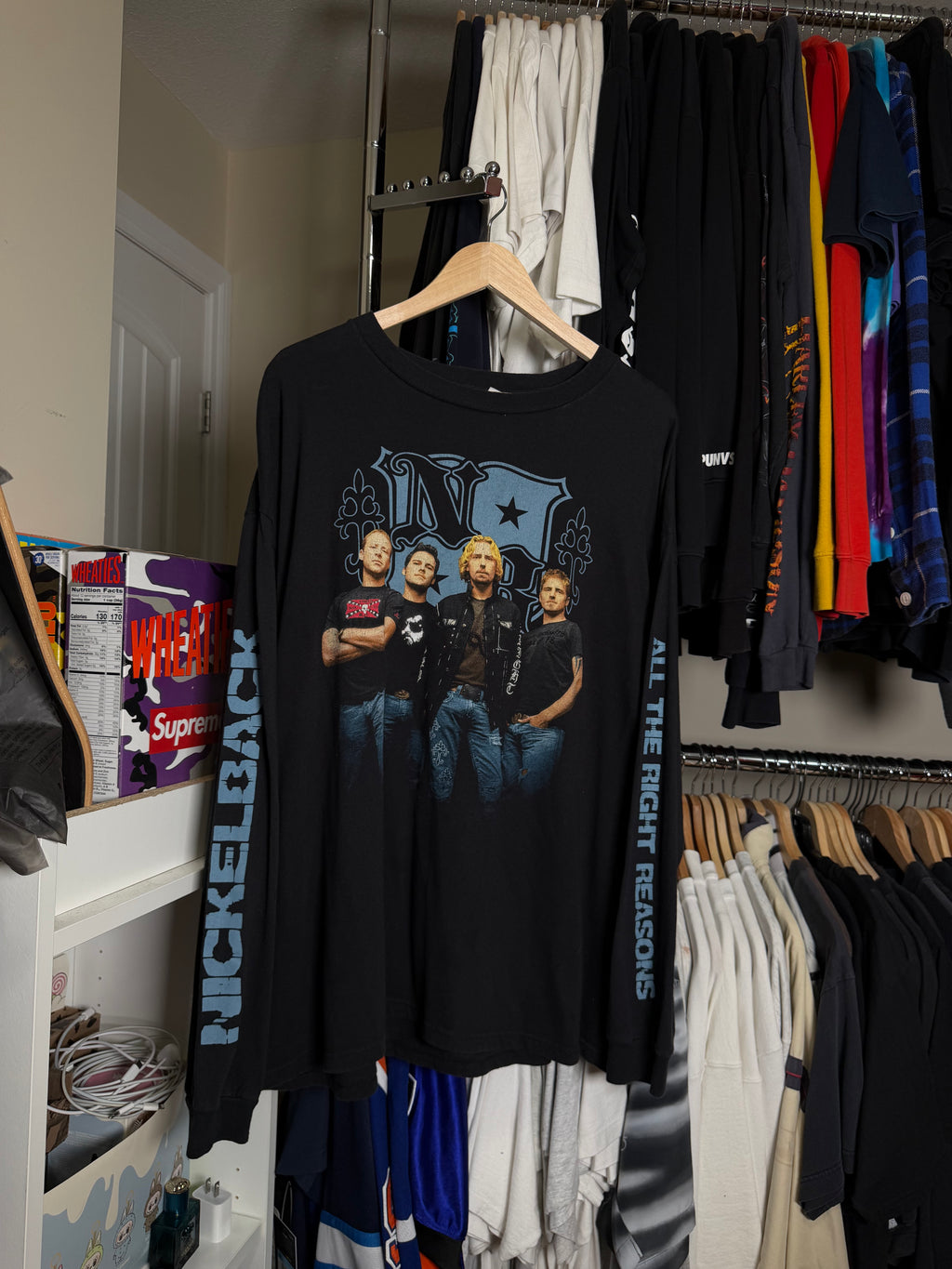 Vintage 2007 Nickelback All The Right Reasons Tour Longsleeve