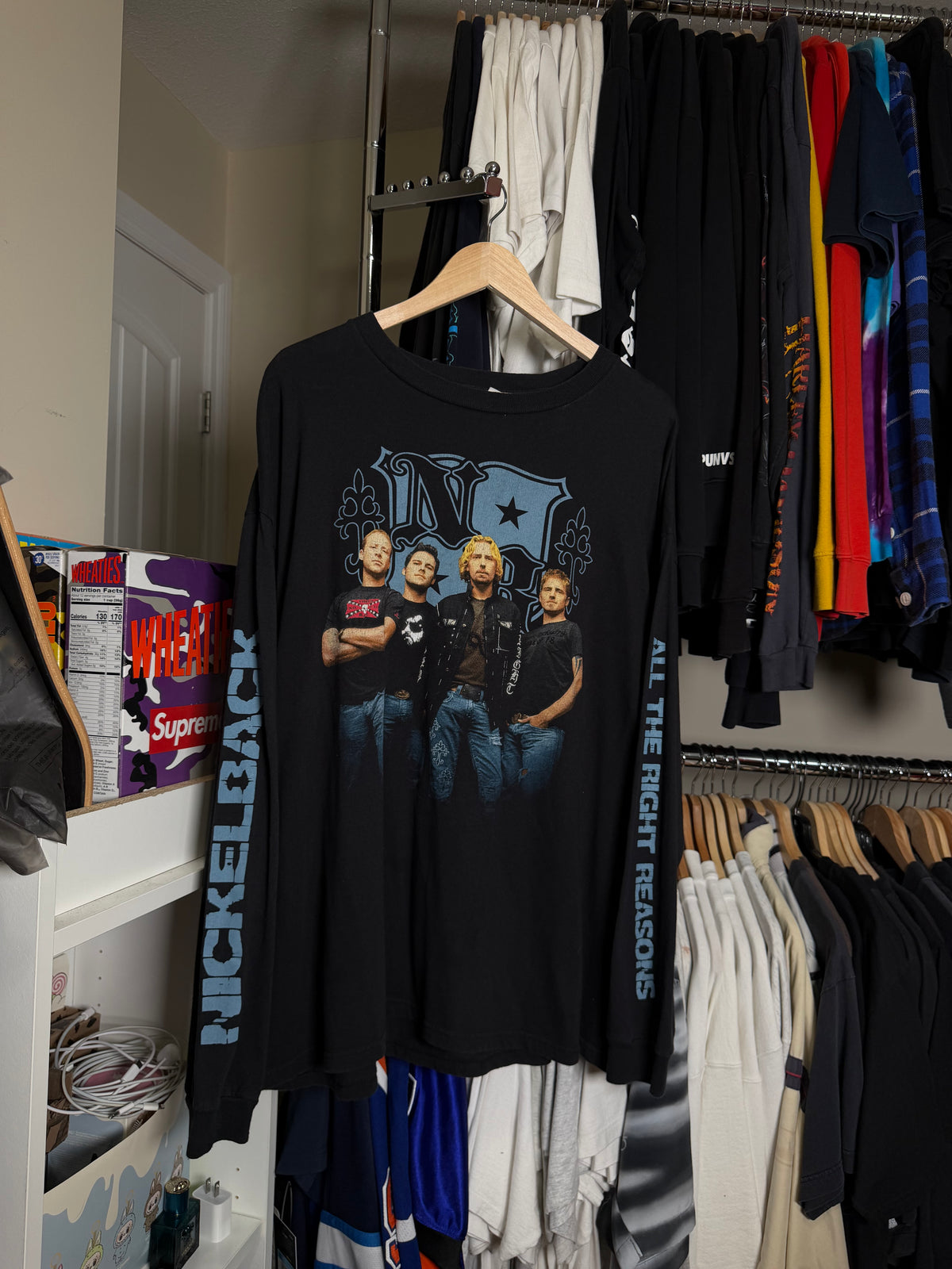 Vintage 2007 Nickelback All The Right Reasons Tour Longsleeve