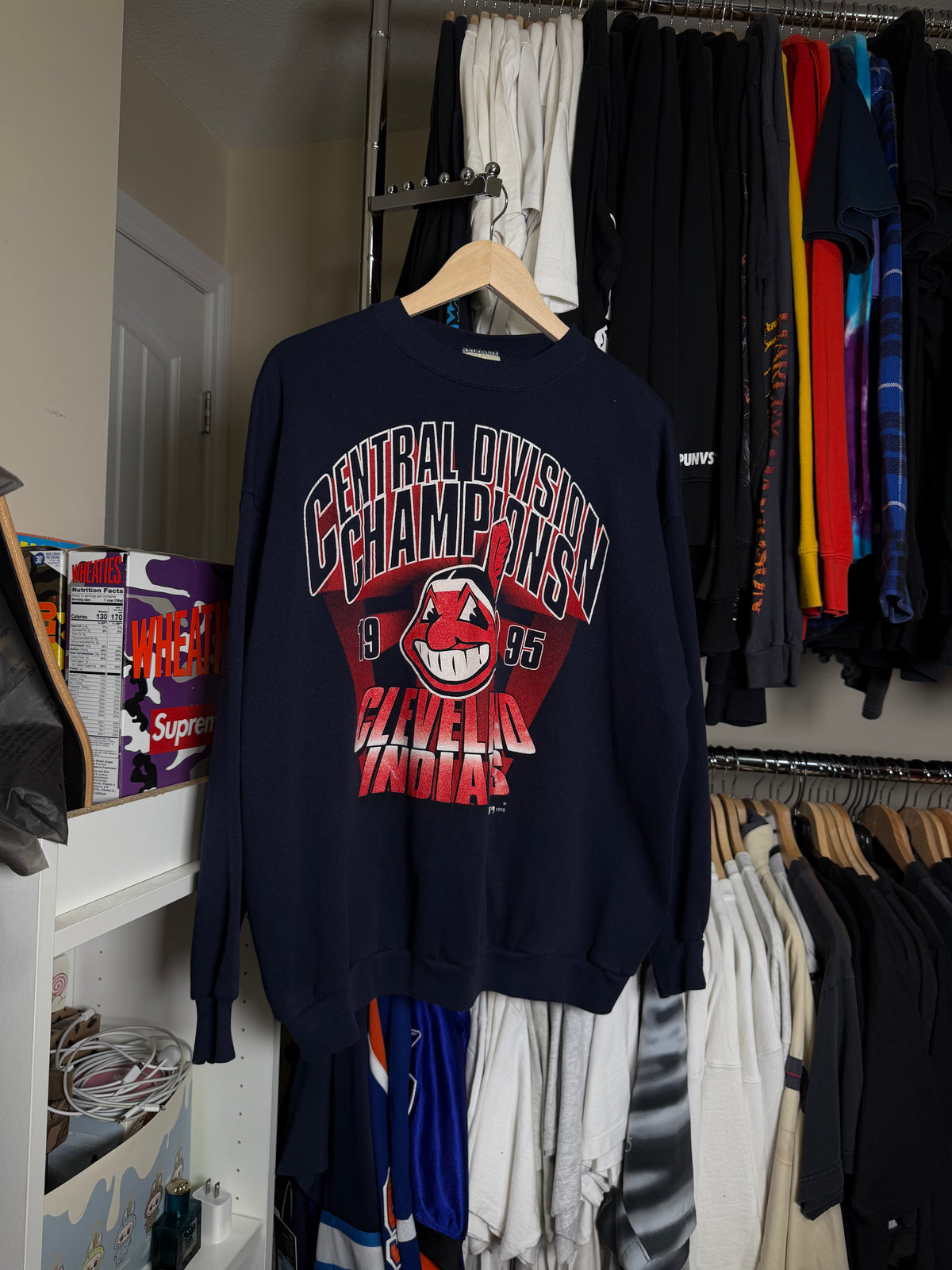 Vintage 90's MLB Cleveland Indians Sweater
