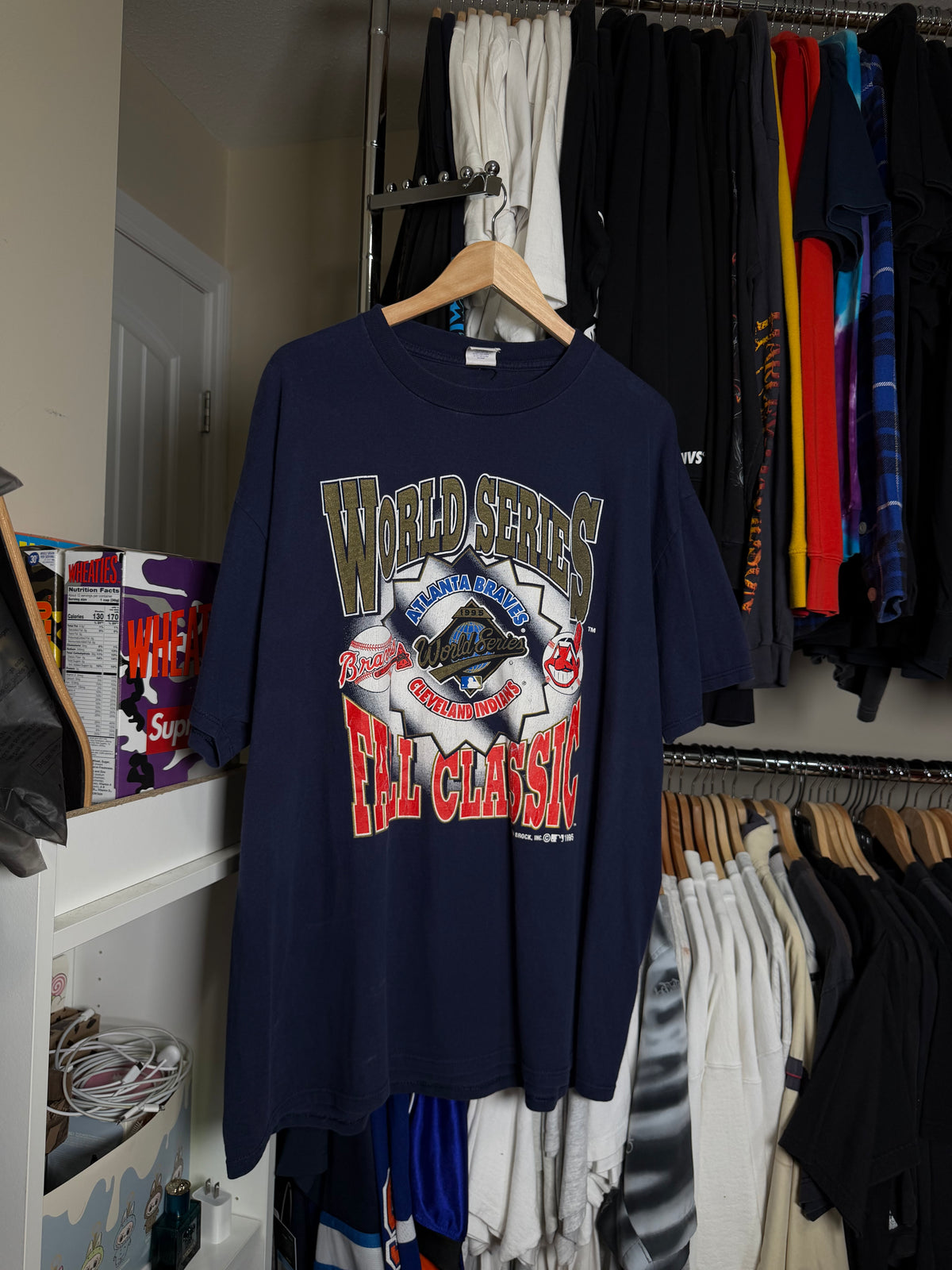 Vintage 1995 MLB World Series Baseball Tshirt
