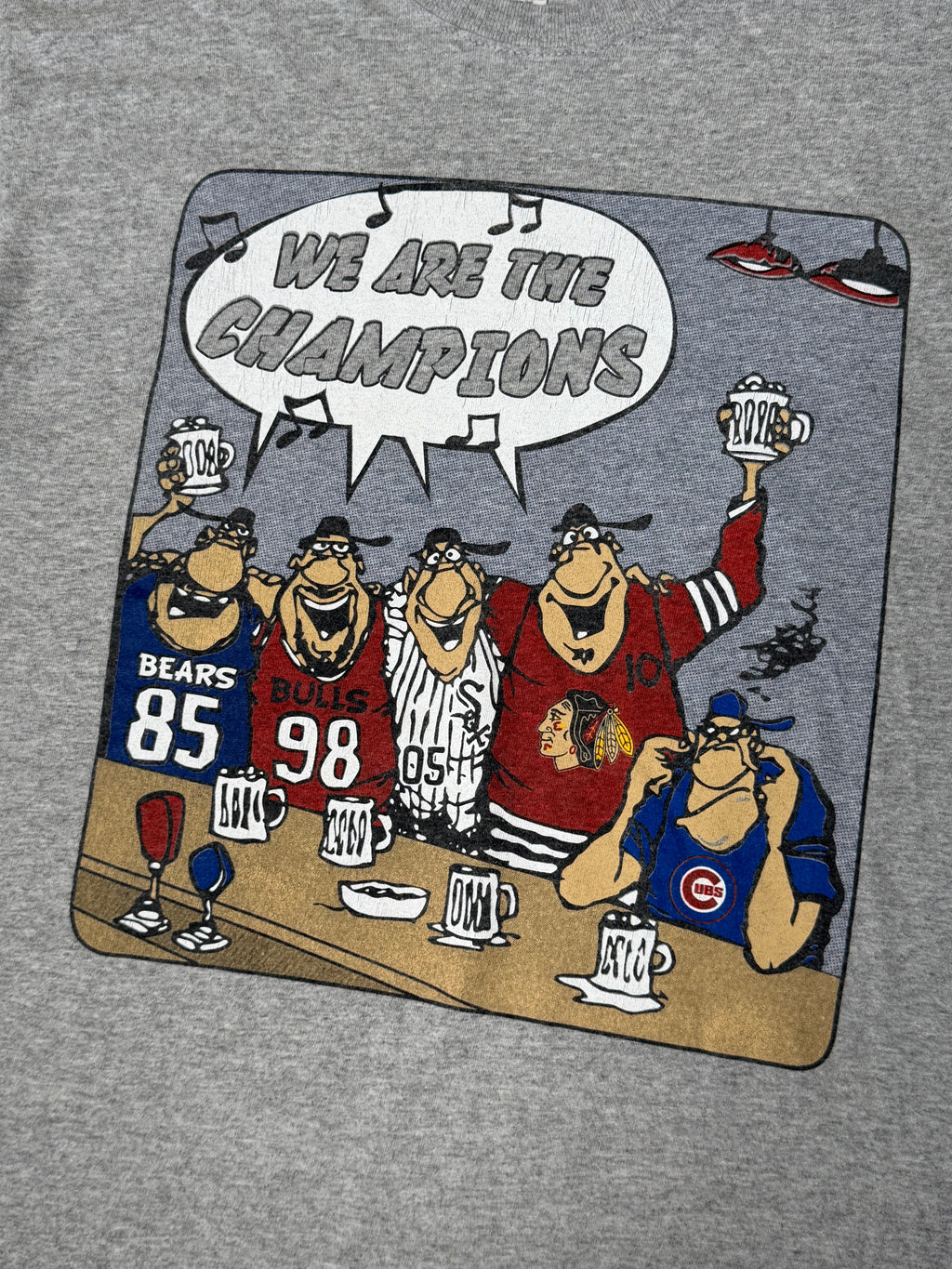 Vintage We Are The Champions Sports Graphic Tee