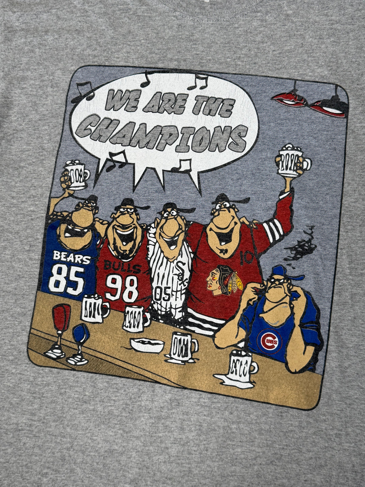 Vintage We Are The Champions Sports Graphic Tee