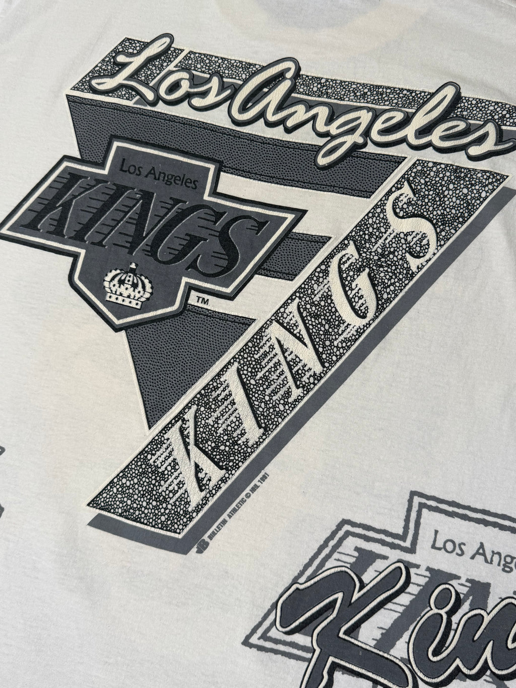Vintage LA KINGS Bulletin AOP T-shirt
