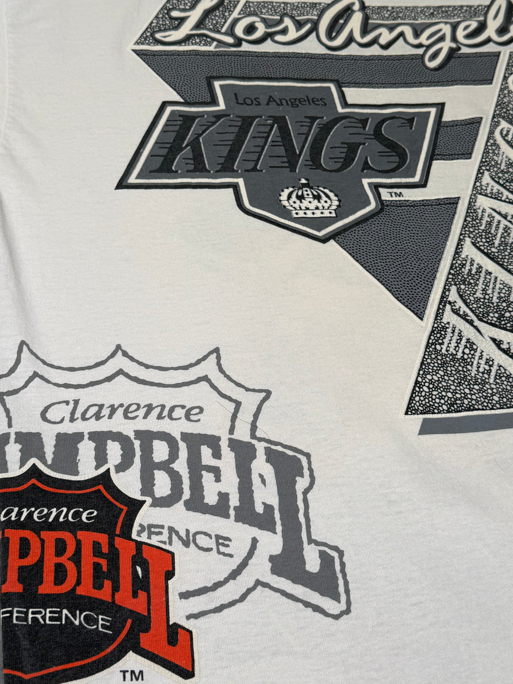 Vintage LA KINGS Bulletin AOP T-shirt