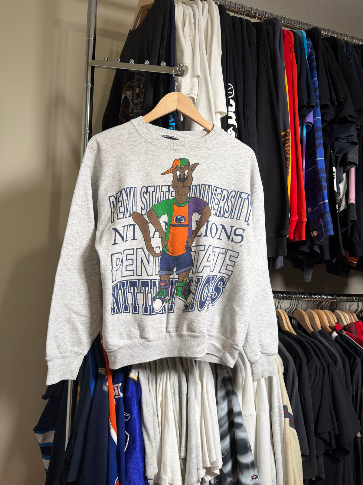 Vintage Penn State University Mascot Sweater