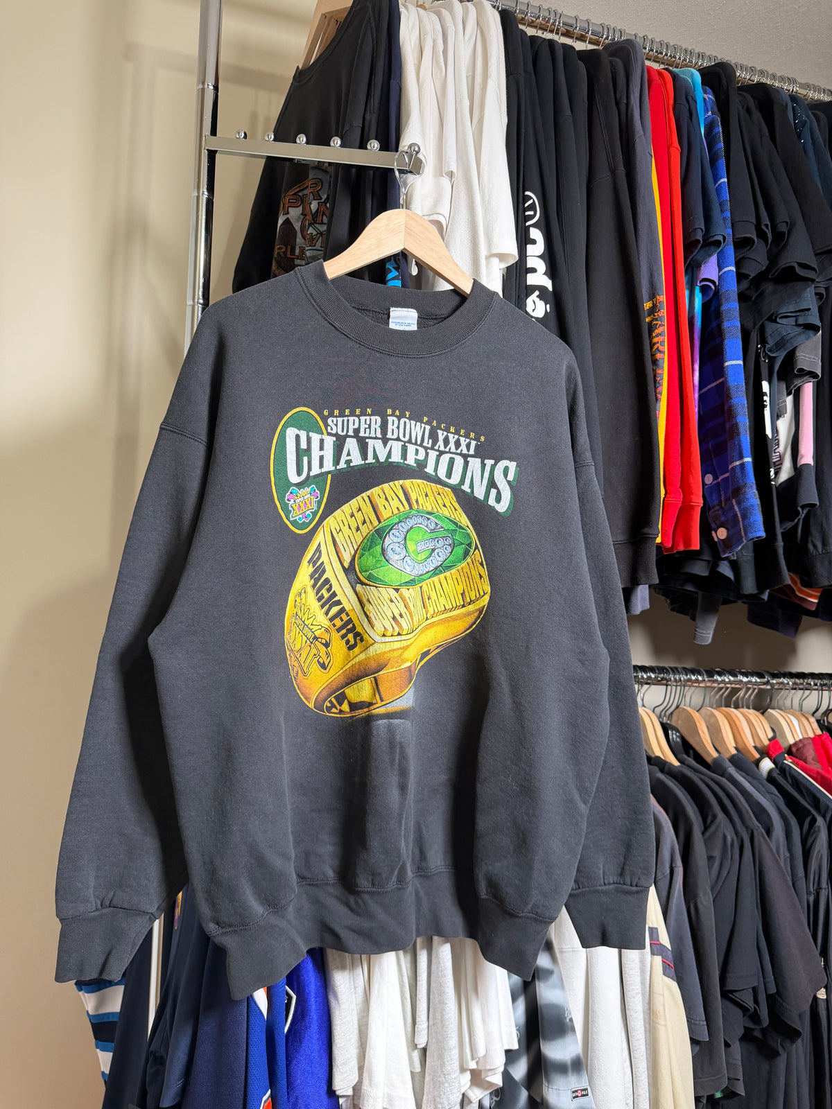 Vintage Green Bay Packets Super Bowl XXXI Champions