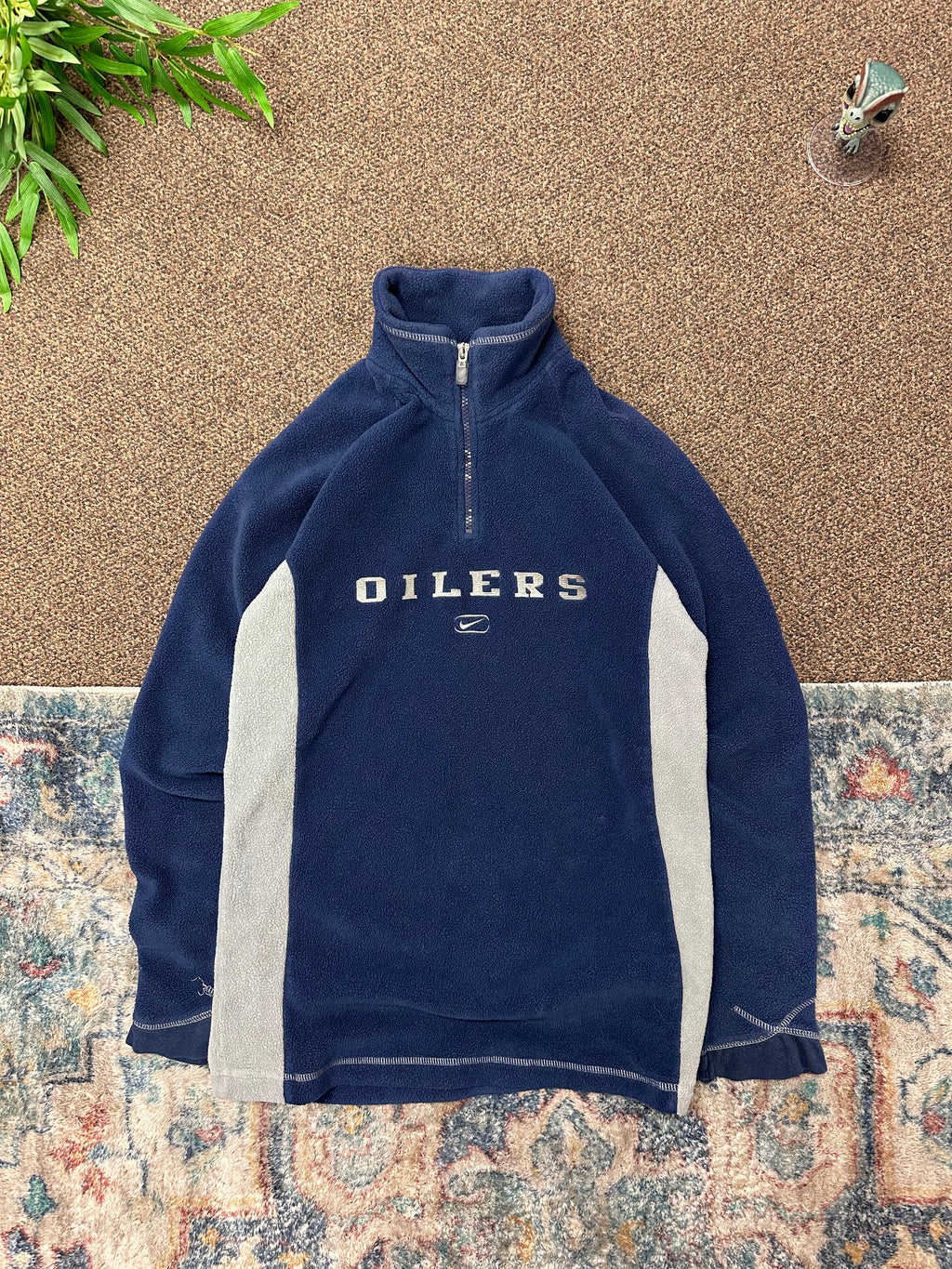 Vintage Oilers Nike Quarter Zip