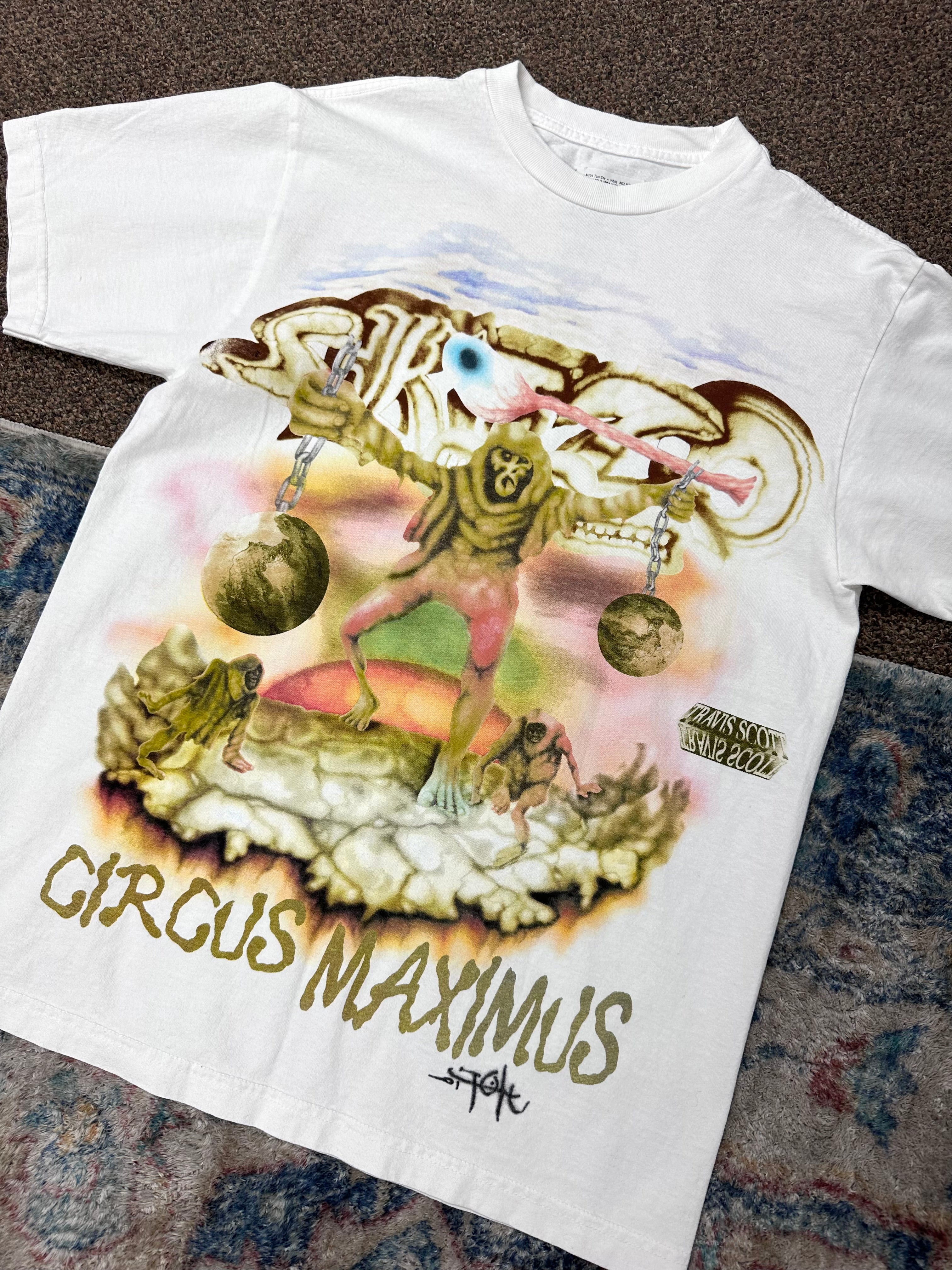 Travis Scott Utopia Tour Skitzo Circus Maximus Tee