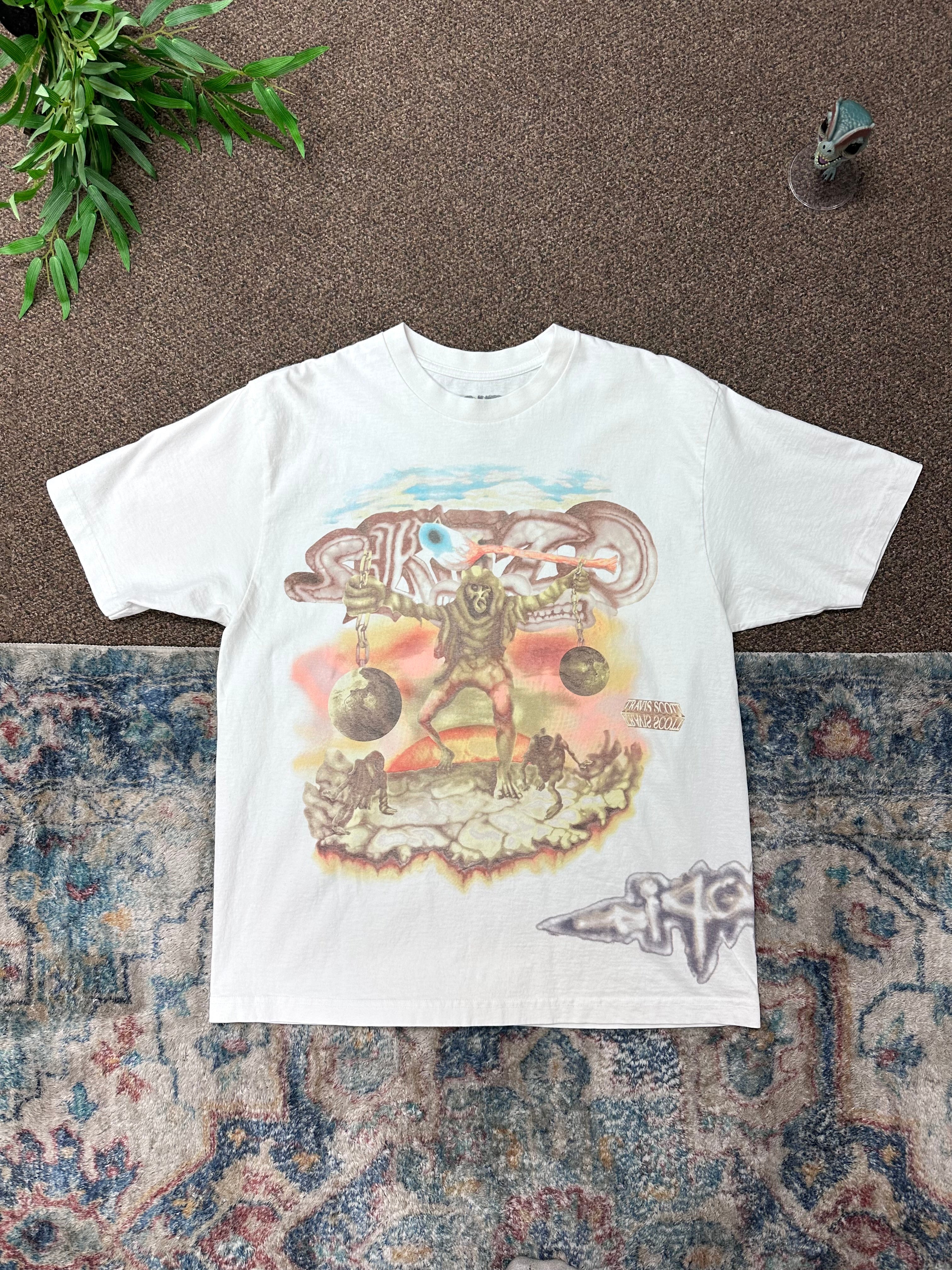 Travis Scott Utopia Euro Tour Skitzo Circus Maximus Tee