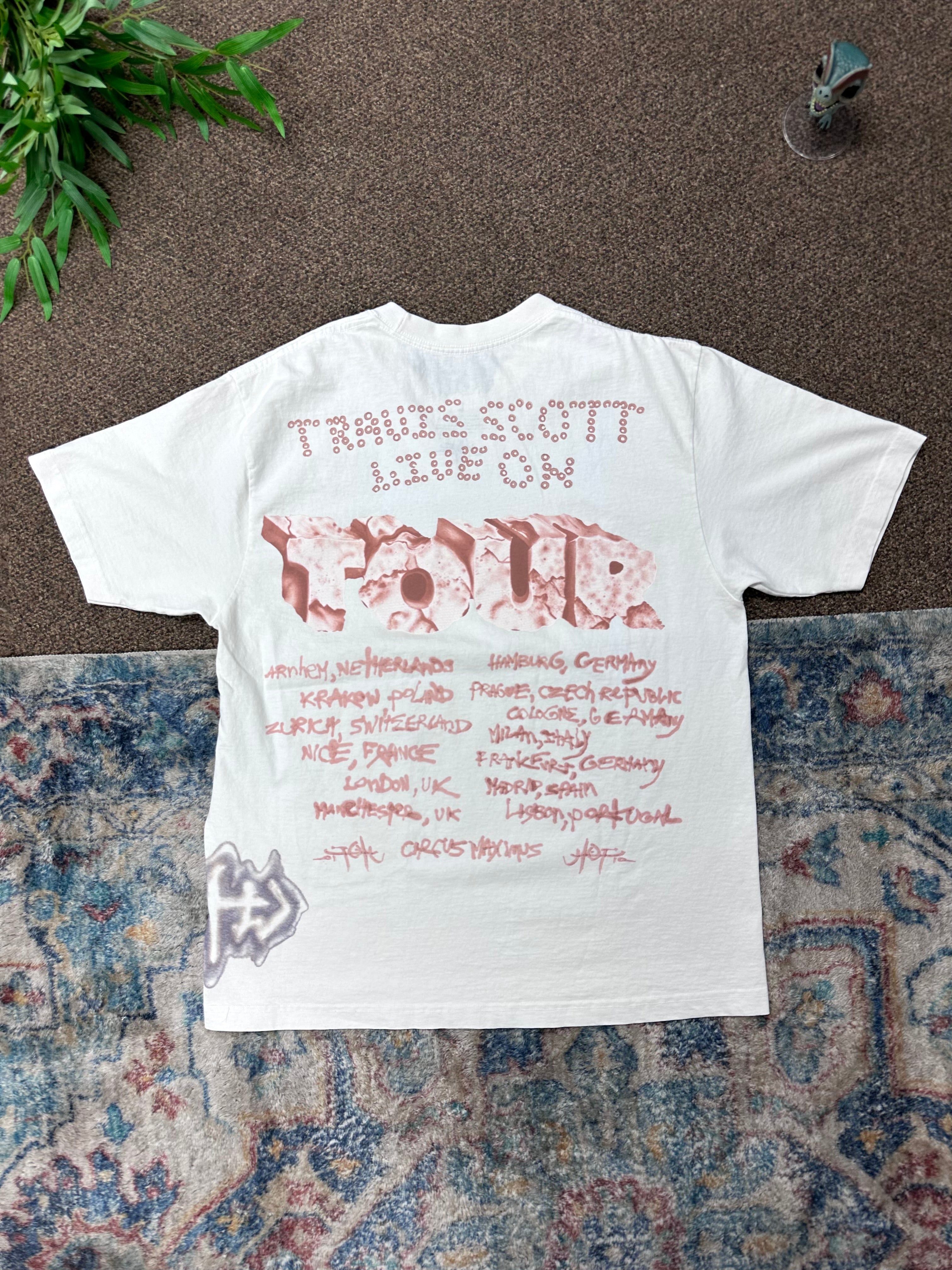 Travis Scott Utopia Euro Tour Skitzo Circus Maximus Tee