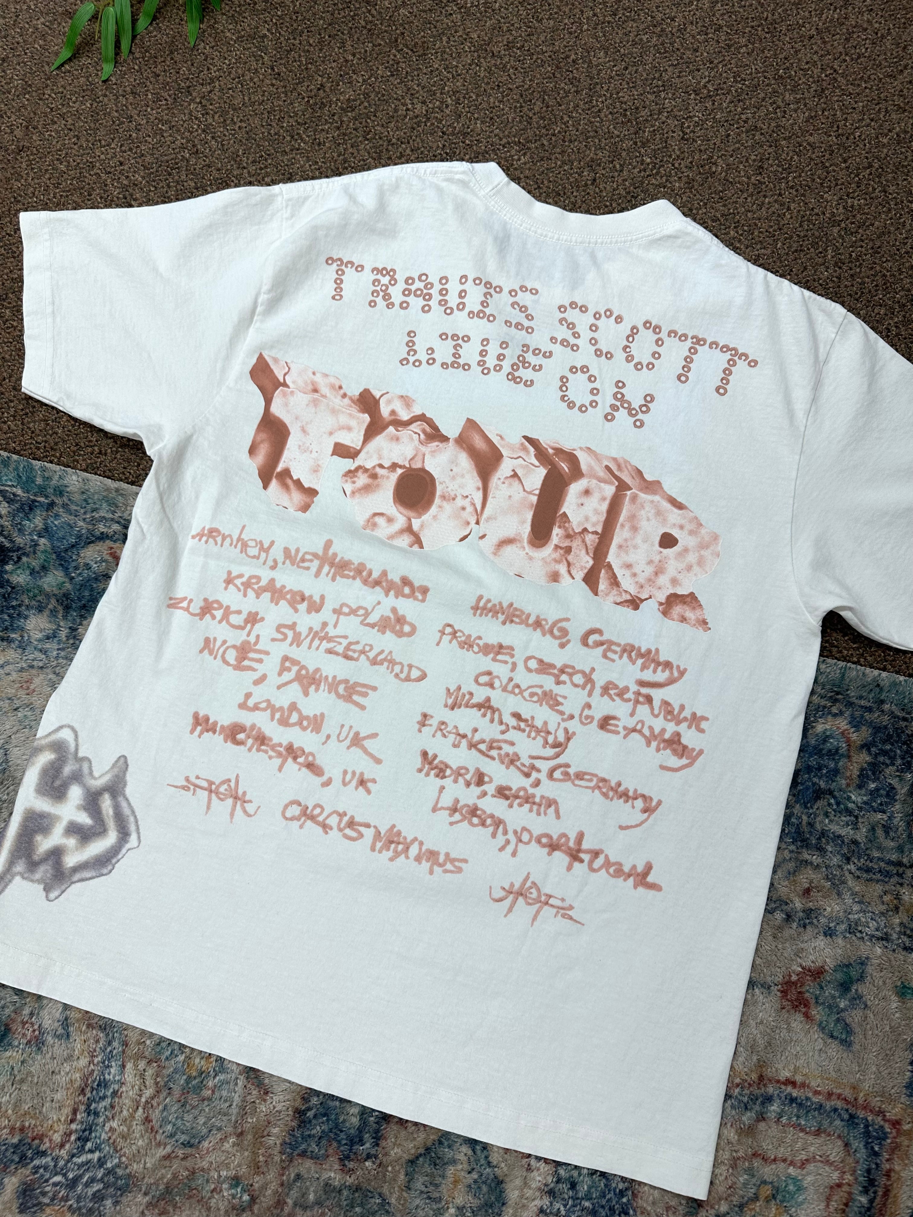 Travis Scott Utopia Euro Tour Skitzo Circus Maximus Tee