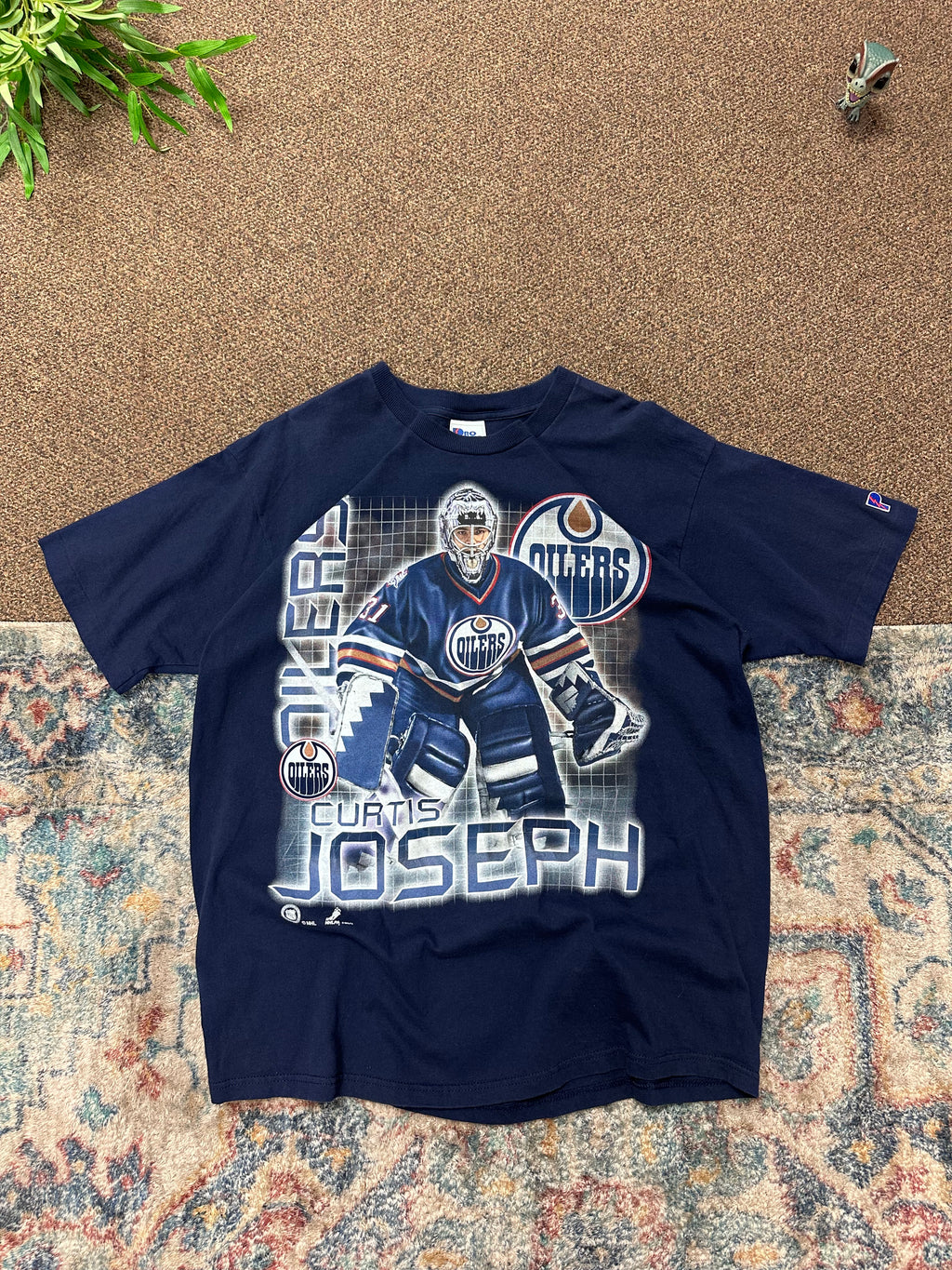 Vintage Oilers Curtis Joseph Tee