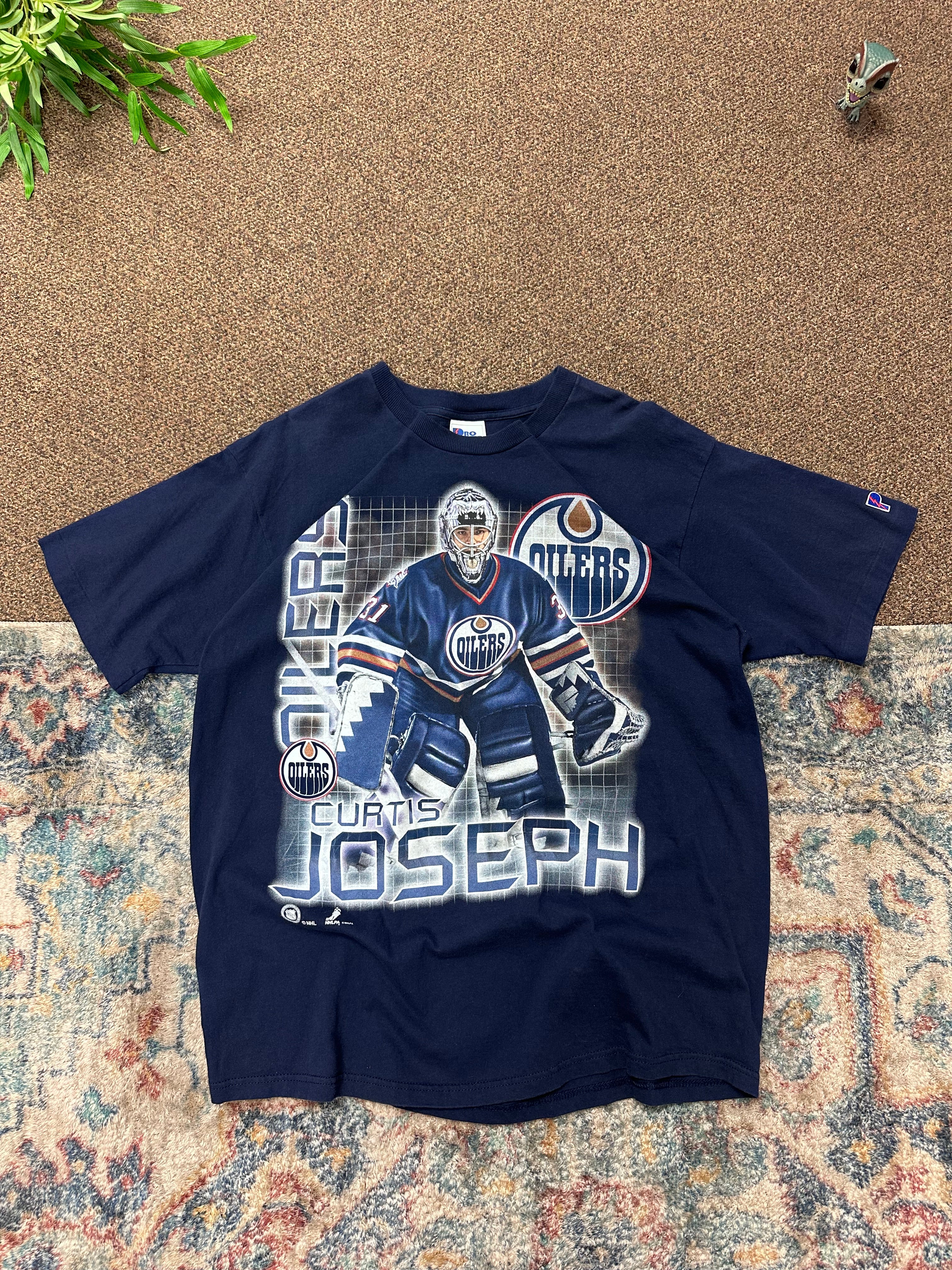 Vintage Oilers Curtis Joseph Tee