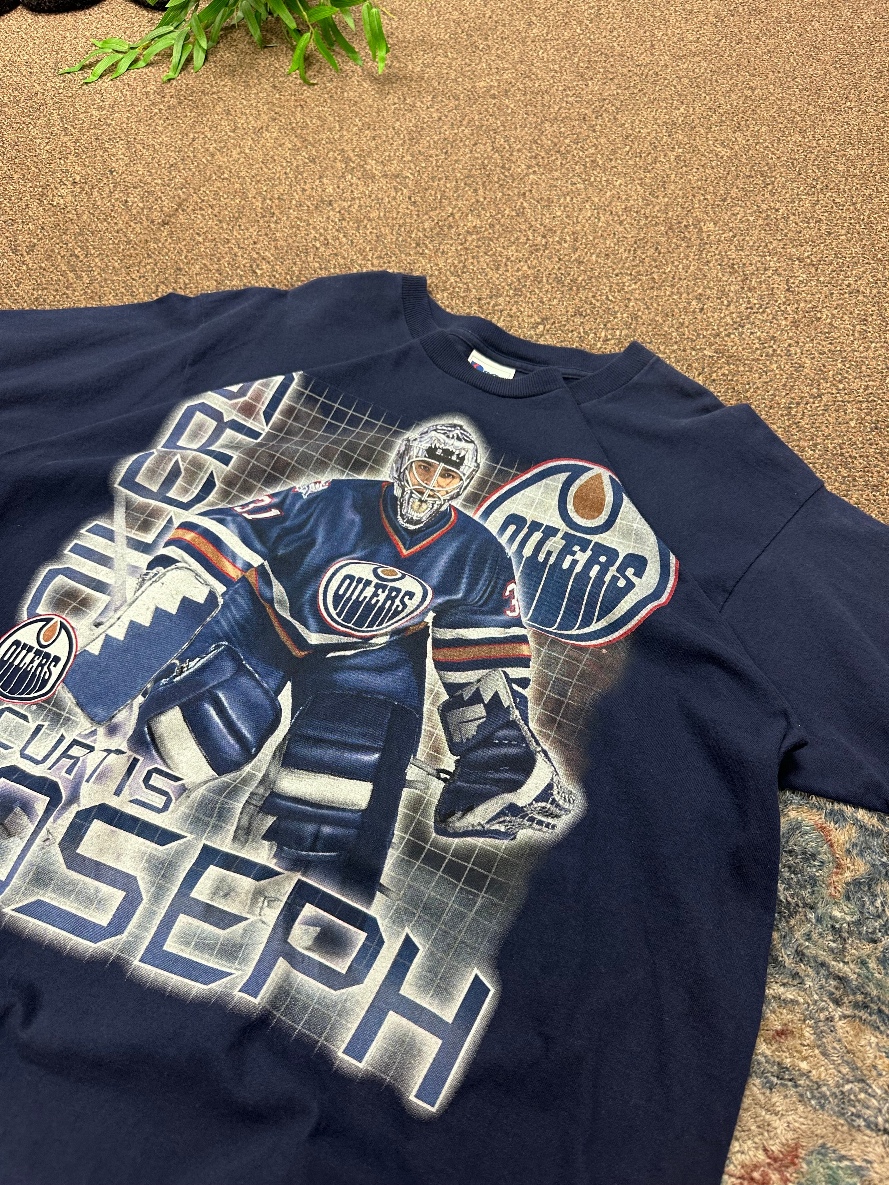 Vintage Oilers Curtis Joseph Tee