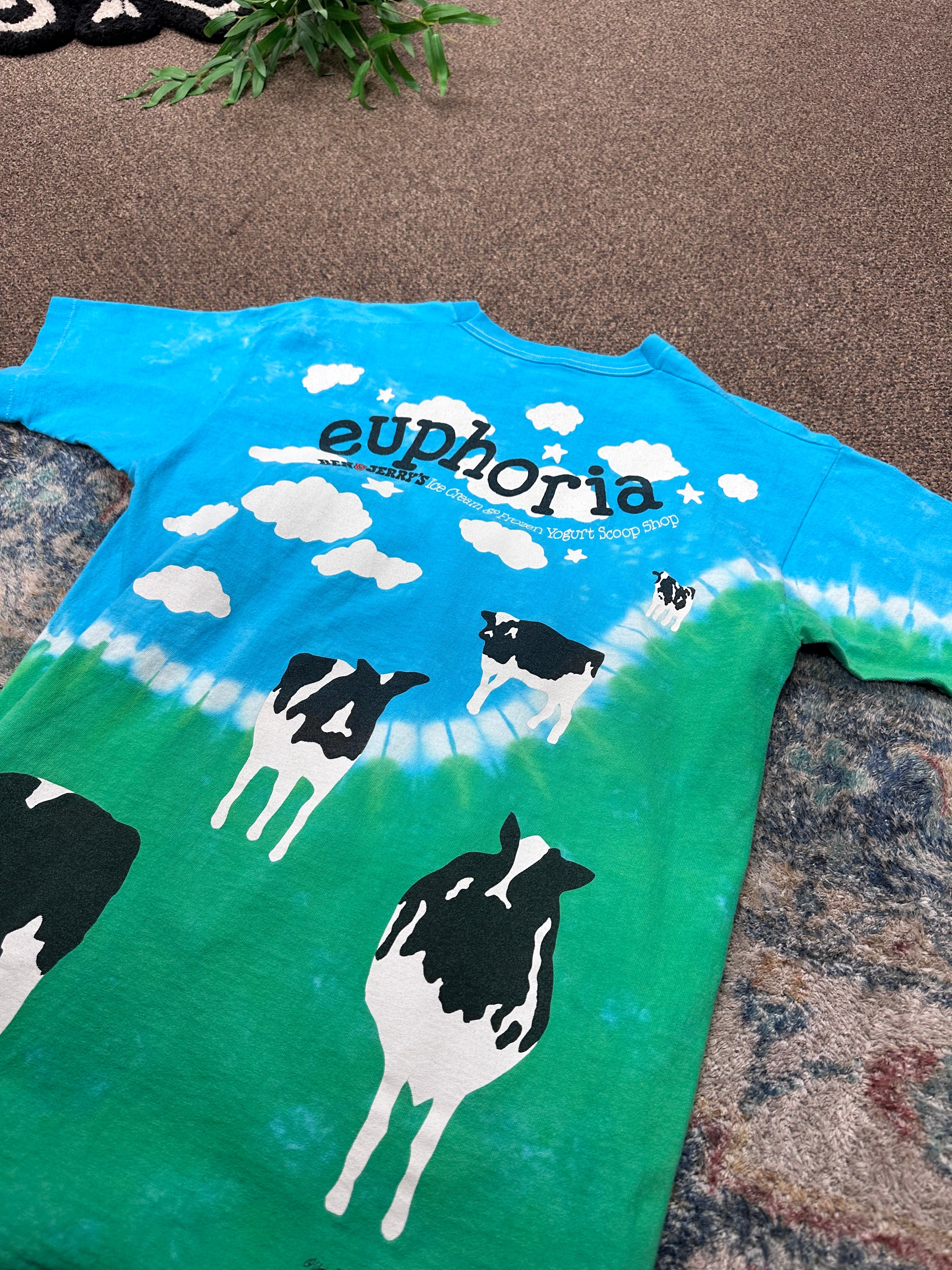 Vintage 90s Ben&Jerry’s “Euphoria" Tee