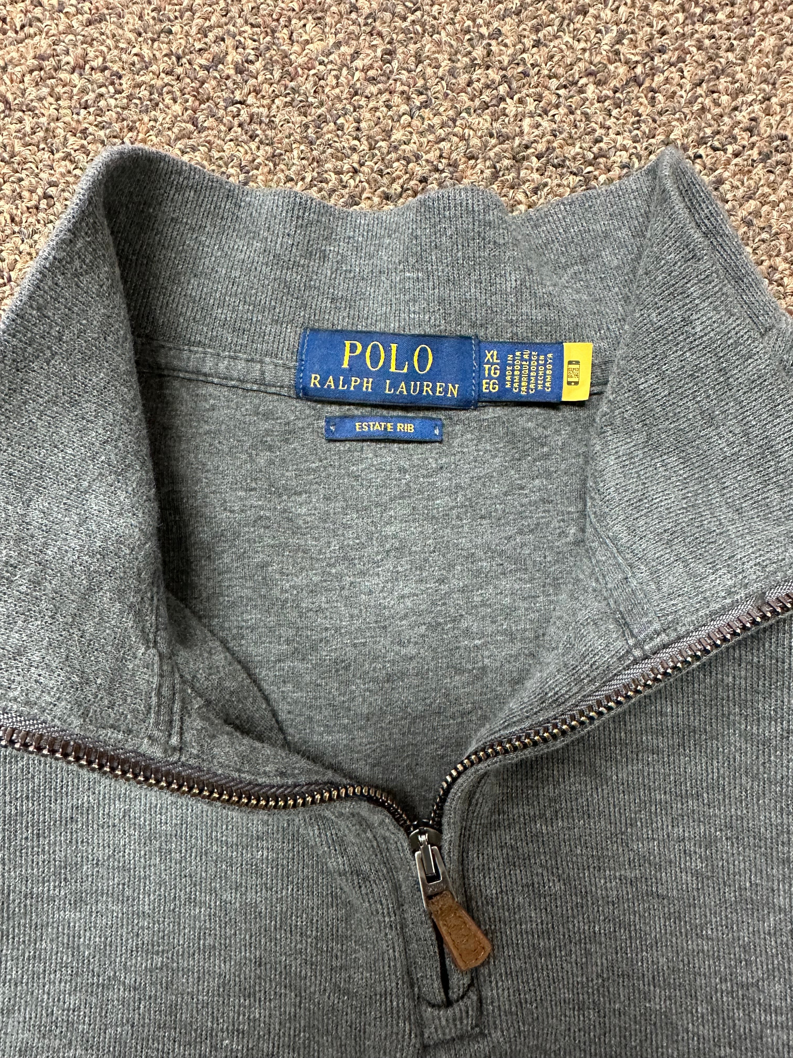 Polo Quarter Zip Gray