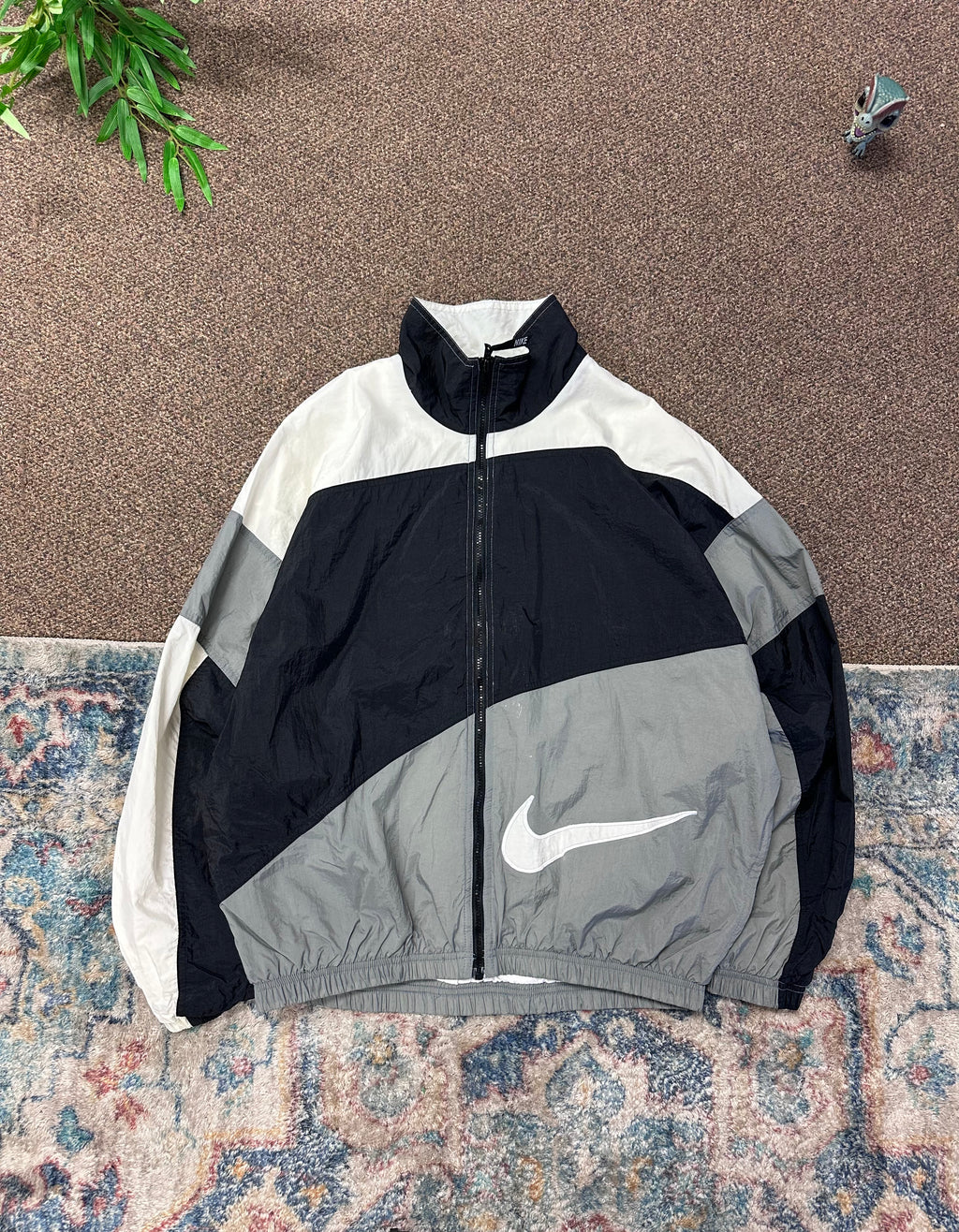 Vintage 90's Nike Jacket White/Black/Grey