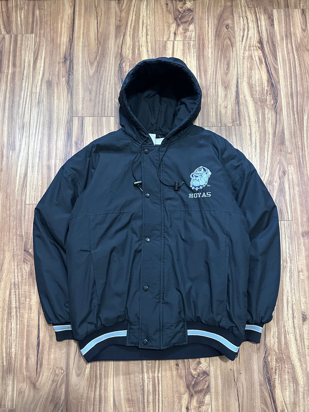 Vintage Georgetown Starter Jacket (Black)