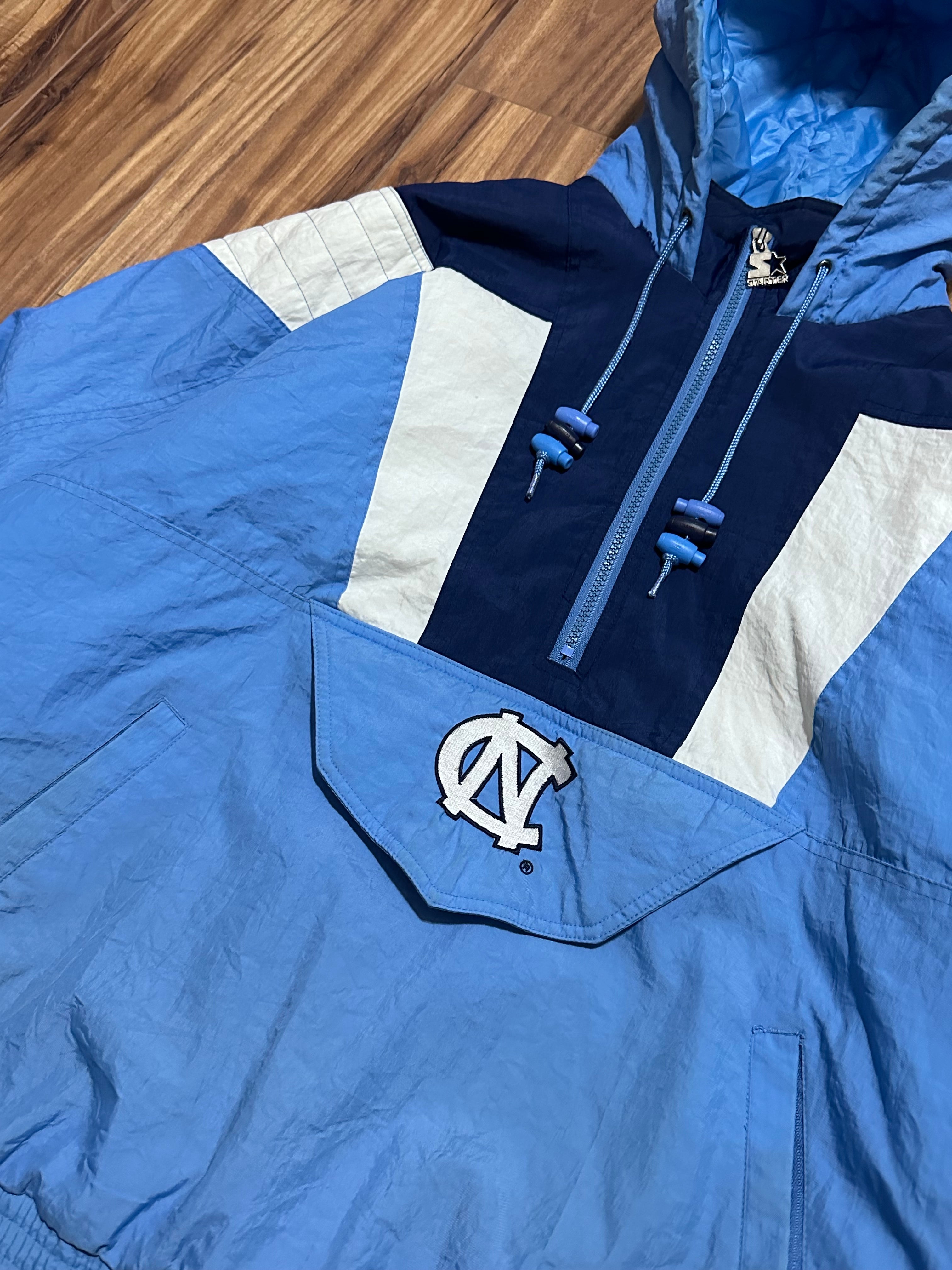 Vintage UNC Tar Heels Starter Pullover Puffer