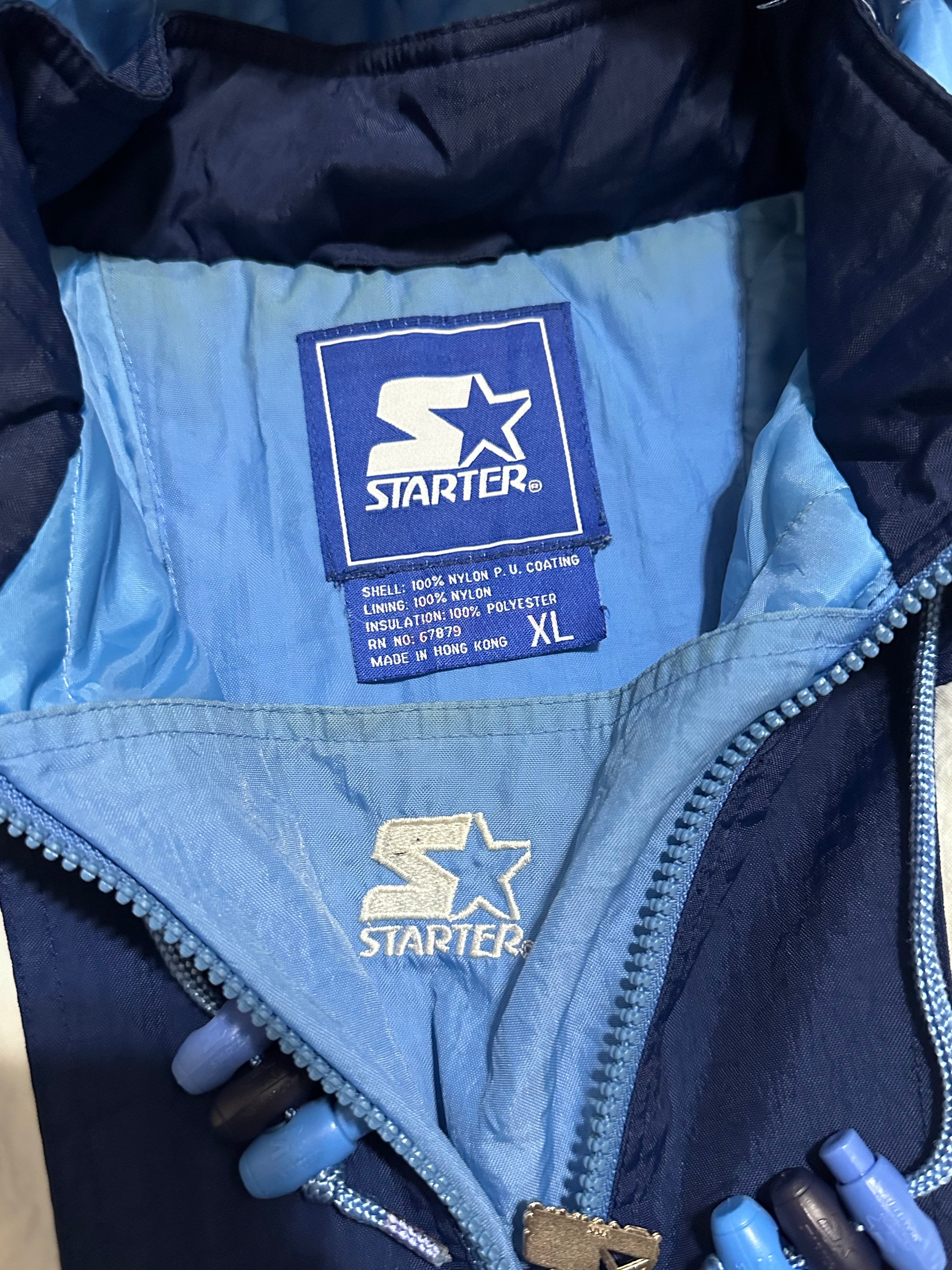 Vintage UNC Tar Heels Starter Pullover Puffer