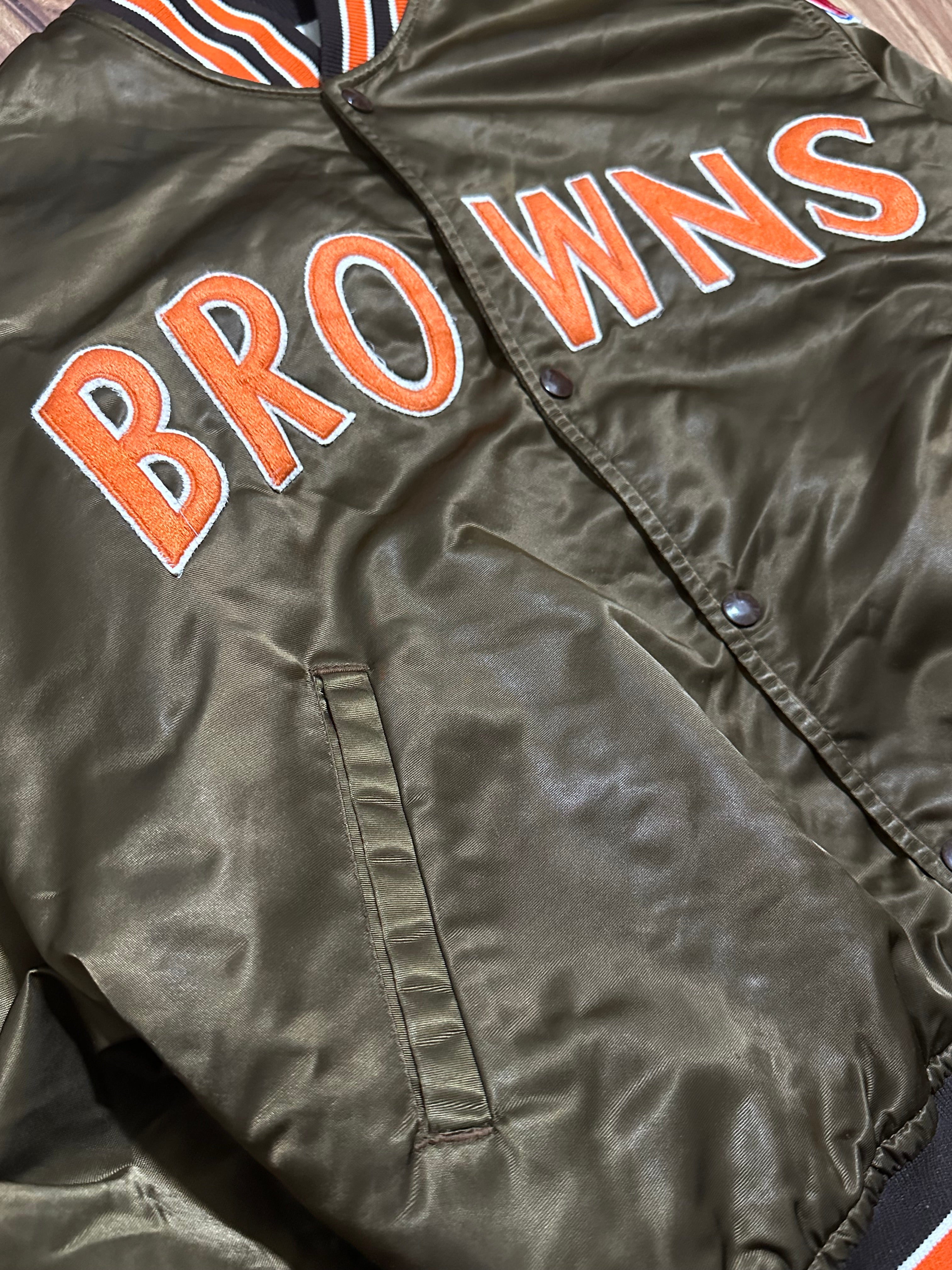 Vintage Browns Starter Pro Line Bomber Jacket